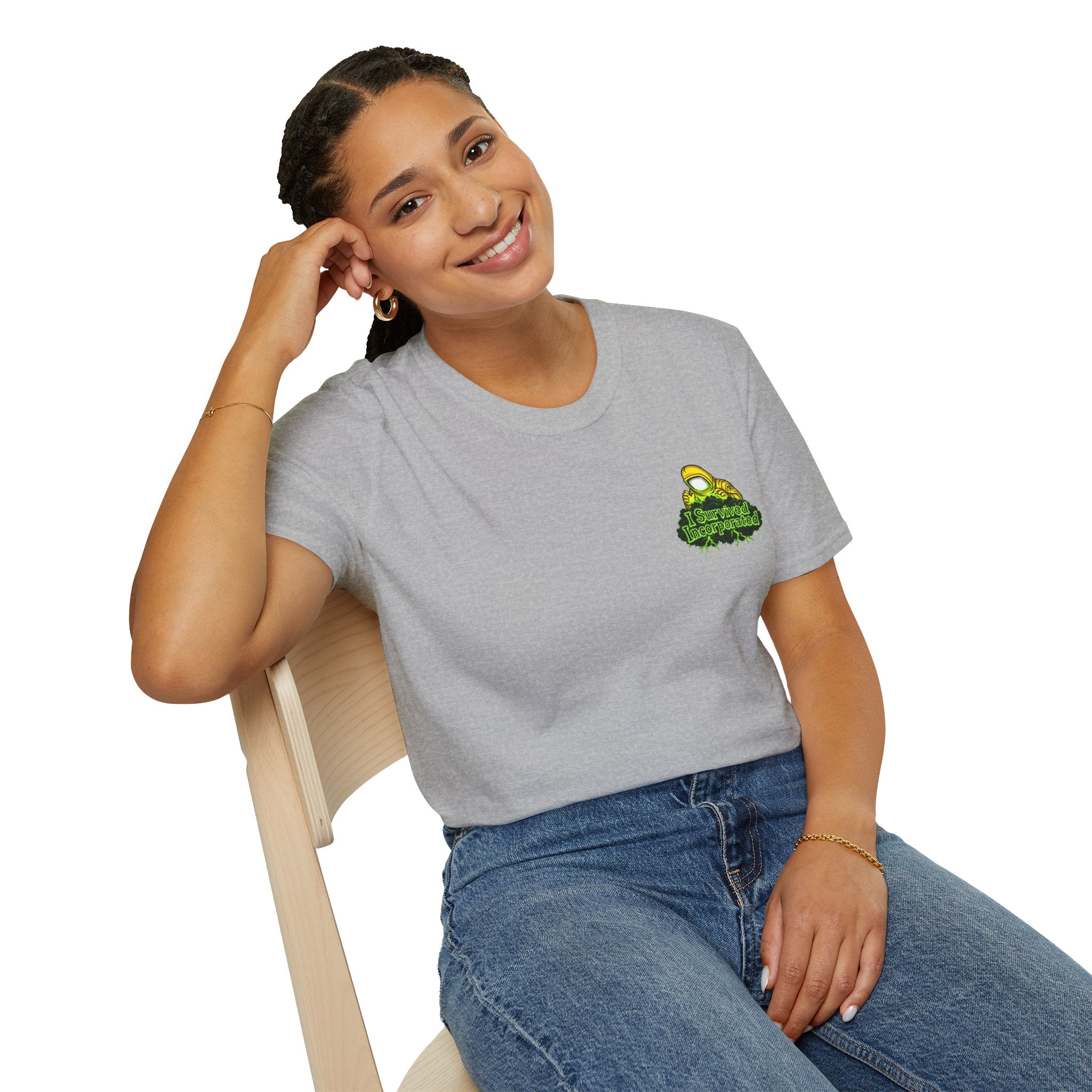 I Survived 2020 — "Please Stand By" Test Pattern Toxic Signal Tee Summer Premiere Unisex Softstyle T-Shirt