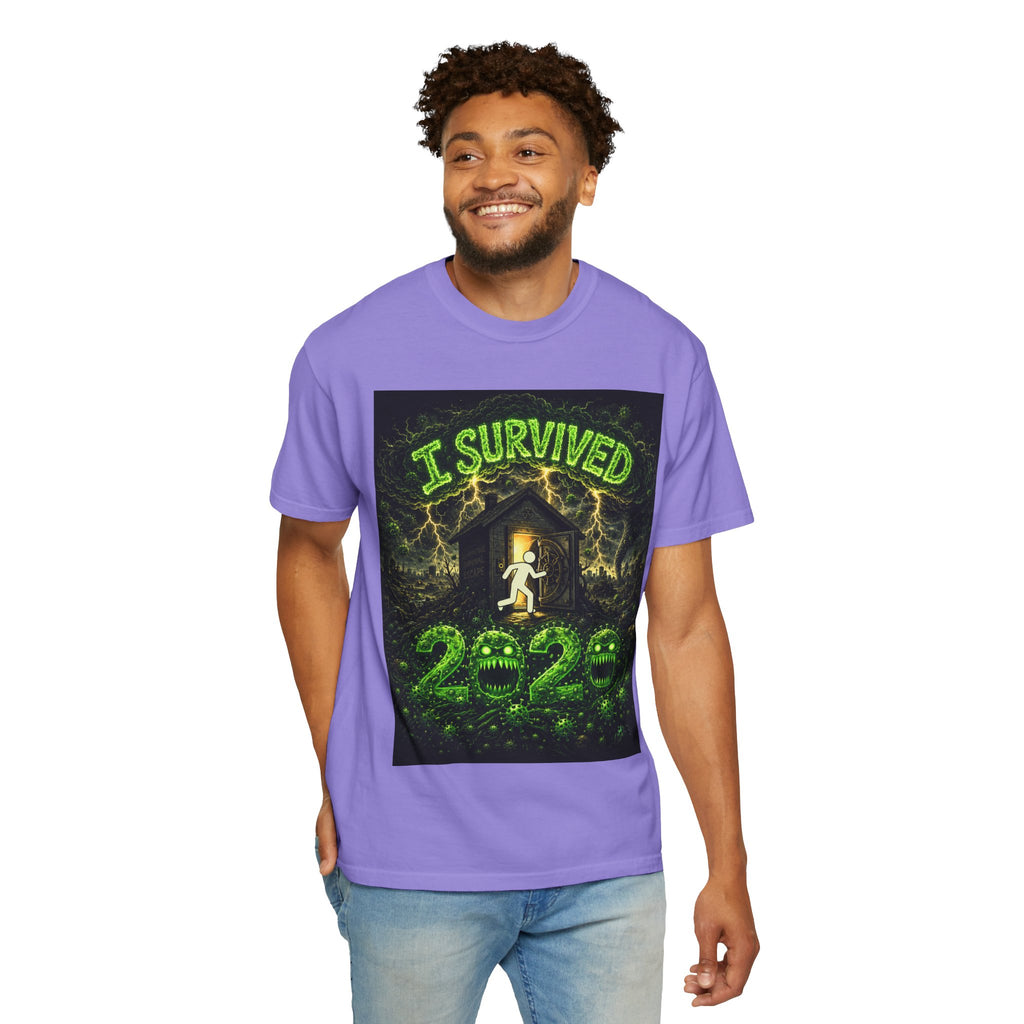I Survived 2020 — S1:E3 "The Jab!" | Pandemic Edition Unisex Garment-Dyed T-shirt