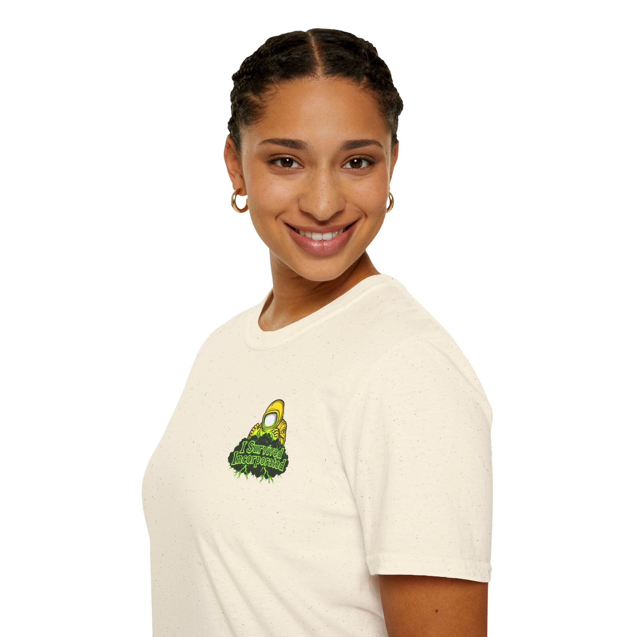 I Survived 2020 — "Please Stand By" Test Pattern Toxic Signal Tee Summer Premiere Unisex Softstyle T-Shirt