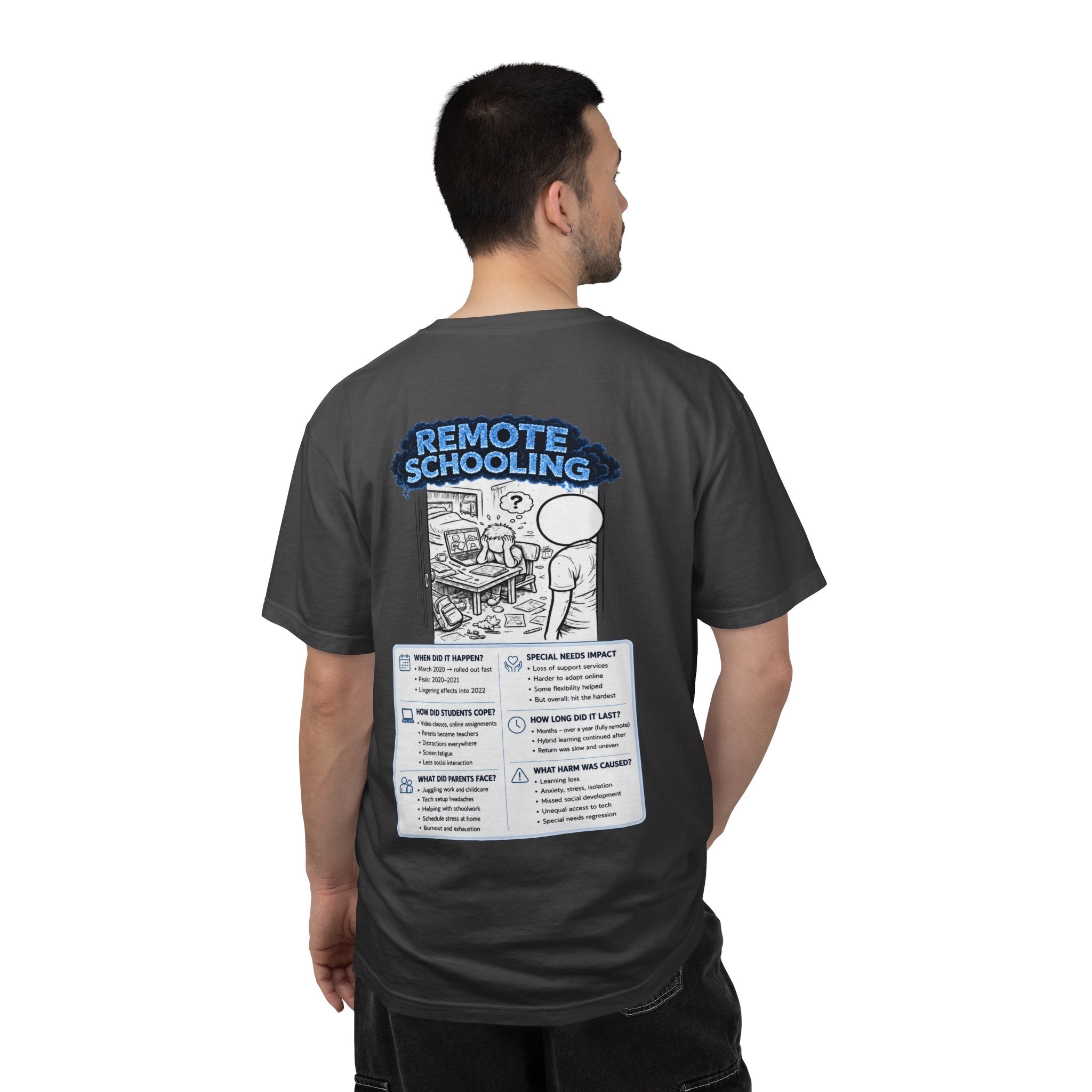 I Survived 2020 — Director's Cut S3:E3 "Remote Schooling" | Lockdown Edition Documentary Unisex Garment-Dyed T-shirt