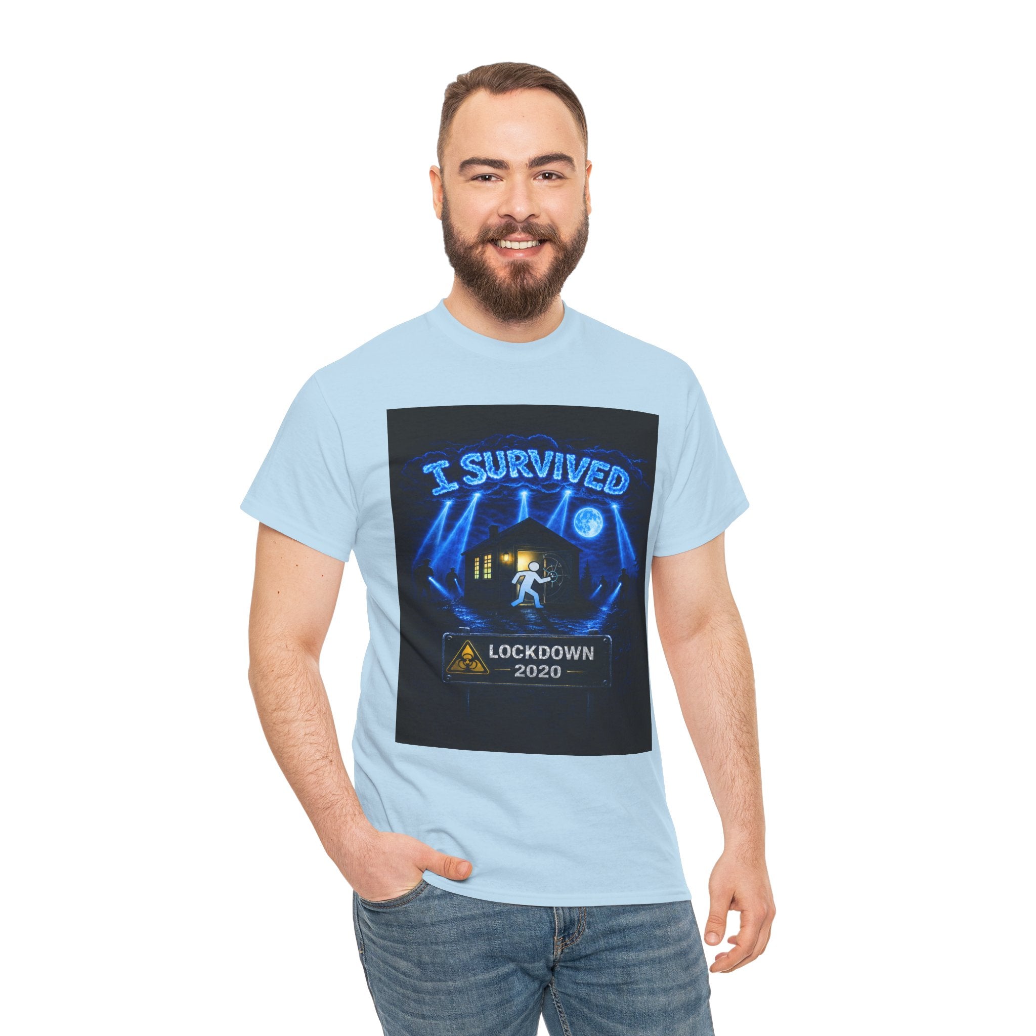 Copy of  I Survived 2020 — S3:E1 "Quarantine" | Lockdown Edition Documentary Unisex Heavy Cotton Tee