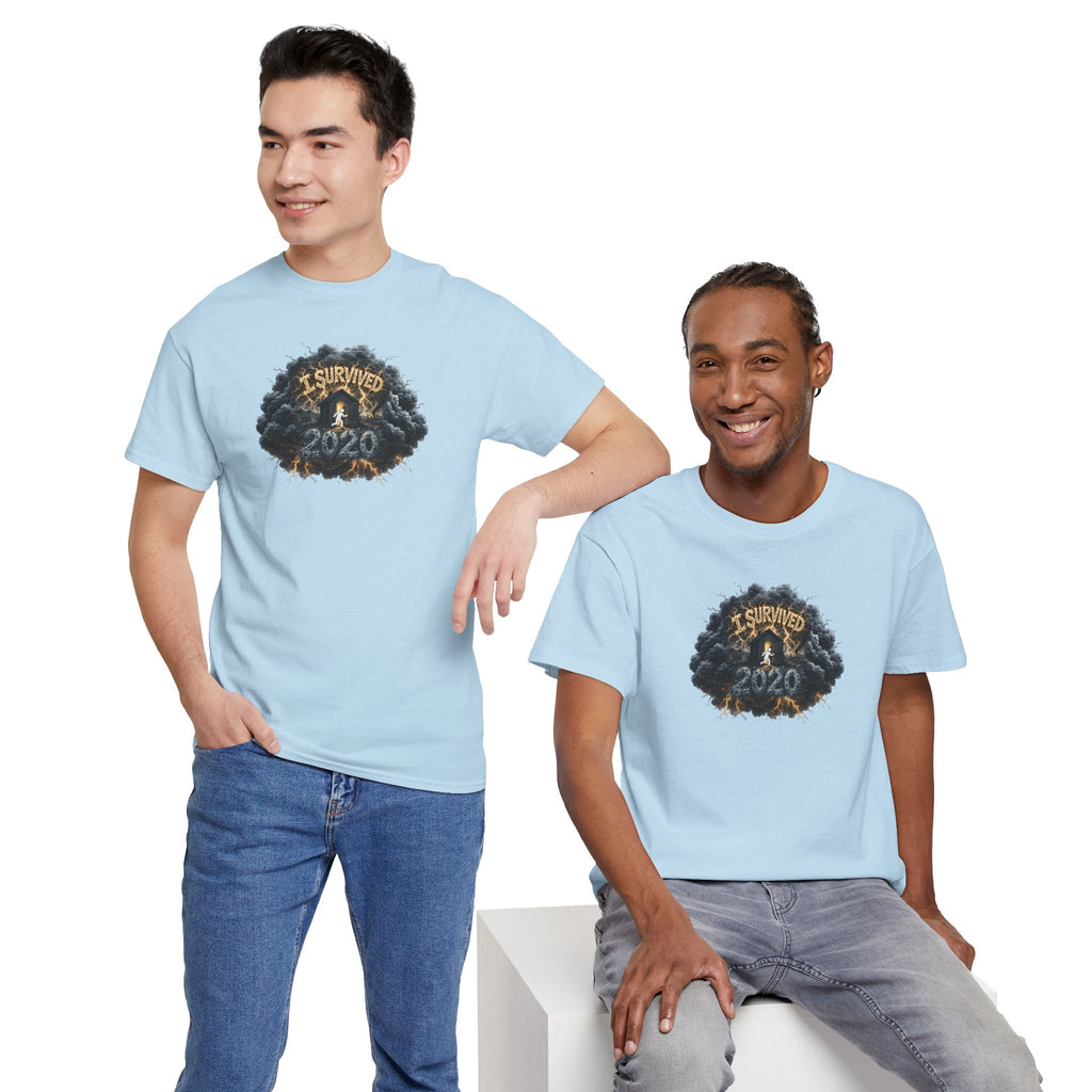 I Survived 2020 —  Original PILOT Design: Director's Cut Unisex Heavy Cotton Tee