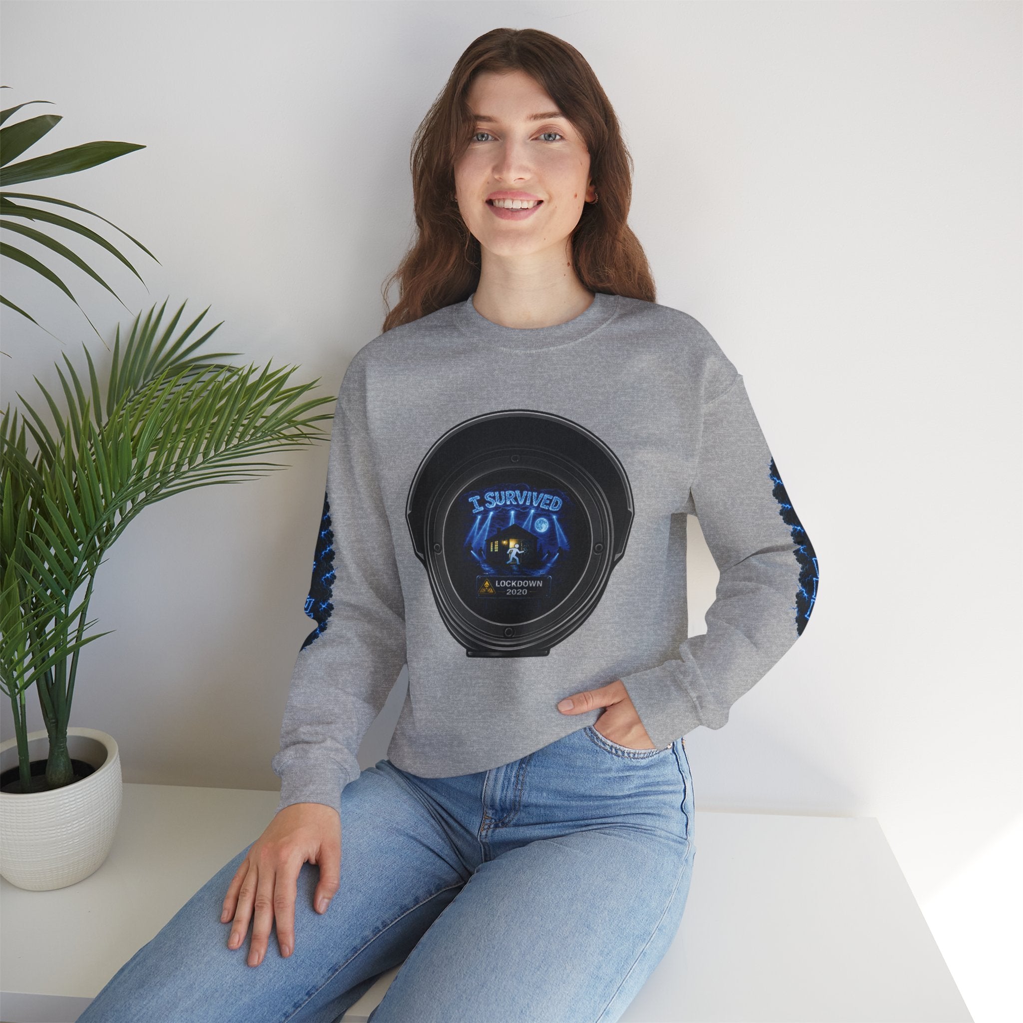 I Survived 2020 — Director's Cut S3:E2 "Dating Under Lockdown" | Lockdown Edition Documentary Unisex Heavy Blend™ Crewneck Sweatshirt