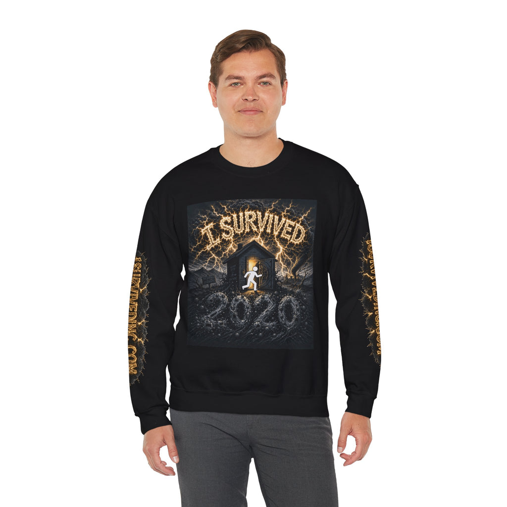 I Survived 2020 — Original PILOT Design: Special Edition Unisex Heavy Blend™ Crewneck Sweatshirt