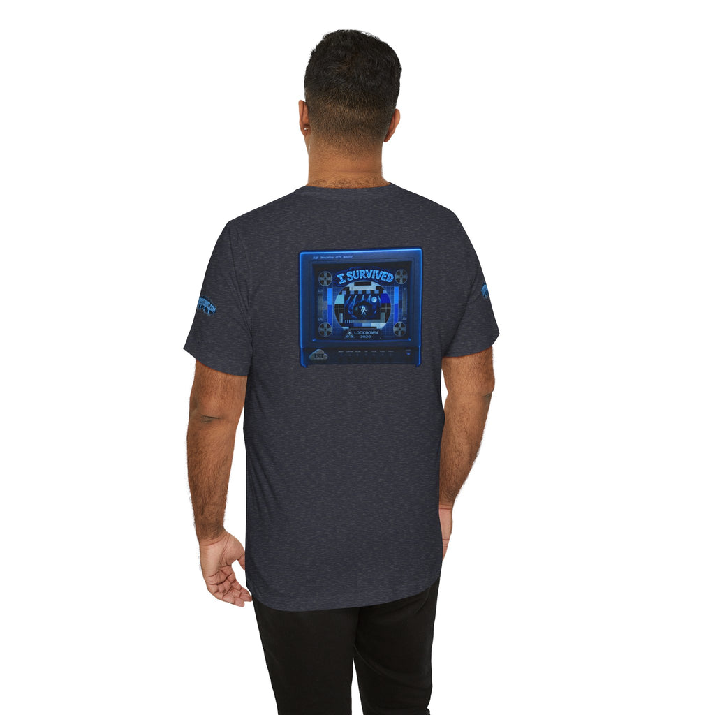 I Survived 2020 — "Please Stand By" Test Pattern Tee Lockdown Special Edition Summer Exclusive Unisex Jersey Short Sleeve Tee