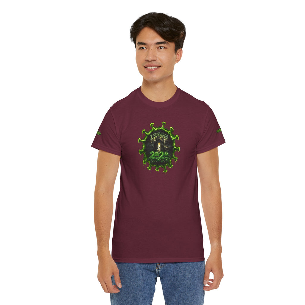 I Survived 2020 — PANDEMIC S1:E4: Director's Cut Special Edition "Mask Madness" Unisex Heavy Cotton Tee