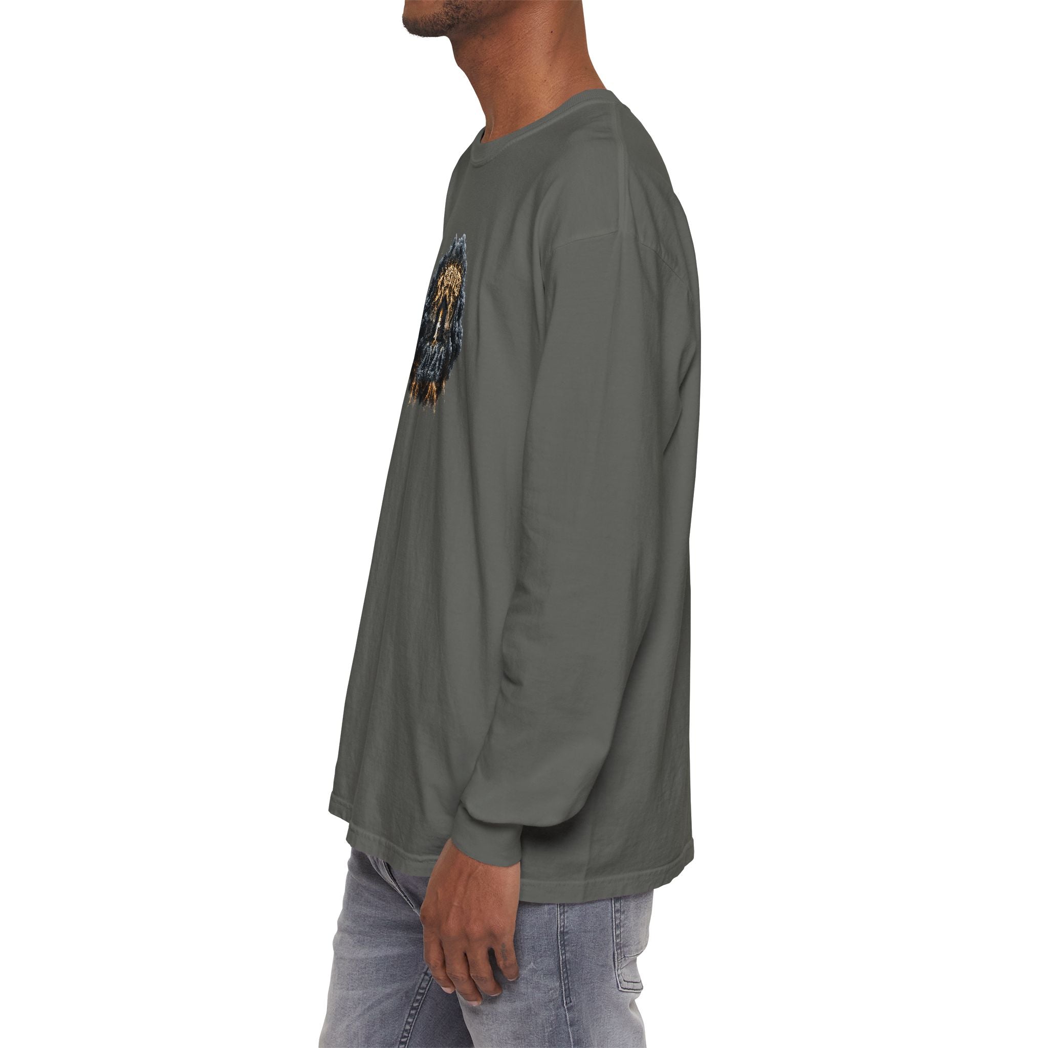 I Survived 2020 — Original PILOT Design: Director's Cut Unisex Garment-Dyed Long Sleeve T-Shirt