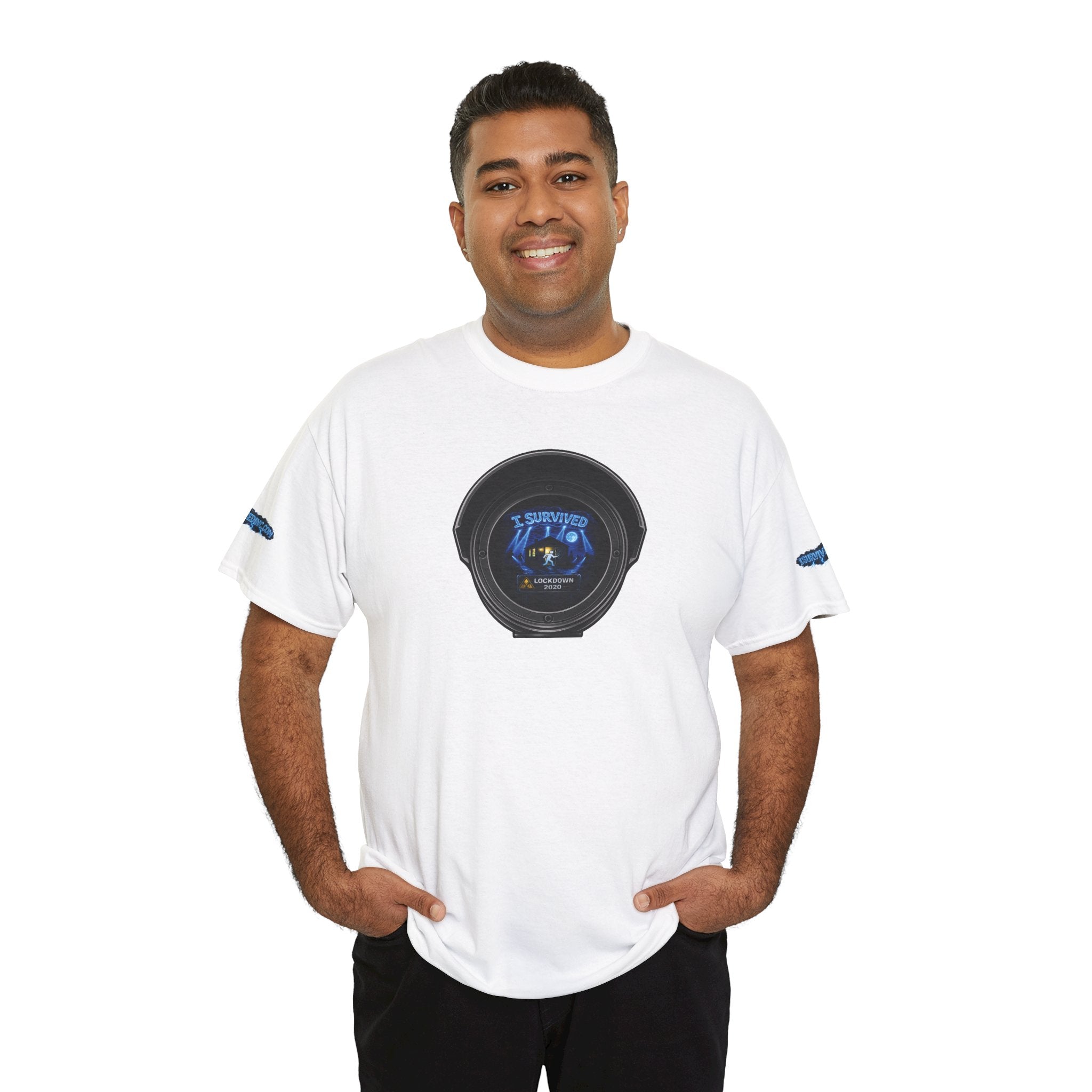 I Survived 2020 — LOCKDOWN S3:E1: Director's Cut Special Edition "Quarantine" Unisex Heavy Cotton Tee