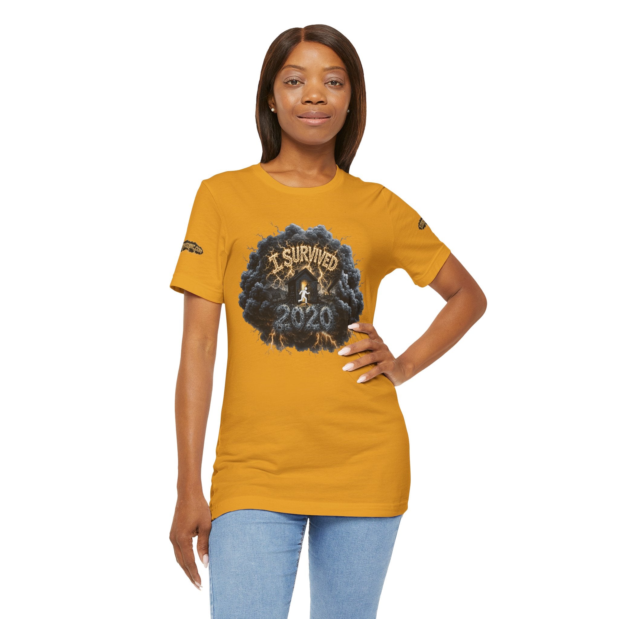 I Survived 2020 — Director's Cut Original Design Teaser Tee | Season 1 Premiere Drop Unisex Jersey Short Sleeve Tee