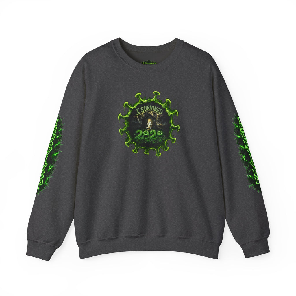 I Survived 2020 — PANDEMIC S1:E1: Director's Cut "COVID-19: The Coronavirus" Unisex Heavy Blend™ Crewneck Sweatshirt