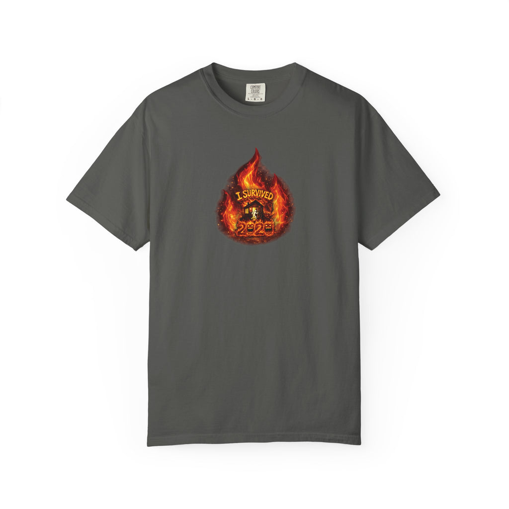 I Survived 2020 — WILDFIRES S2:E4: Director's Cut "Western U.S. Wildfire Season" Memorial Unisex Garment-Dyed T-shirt