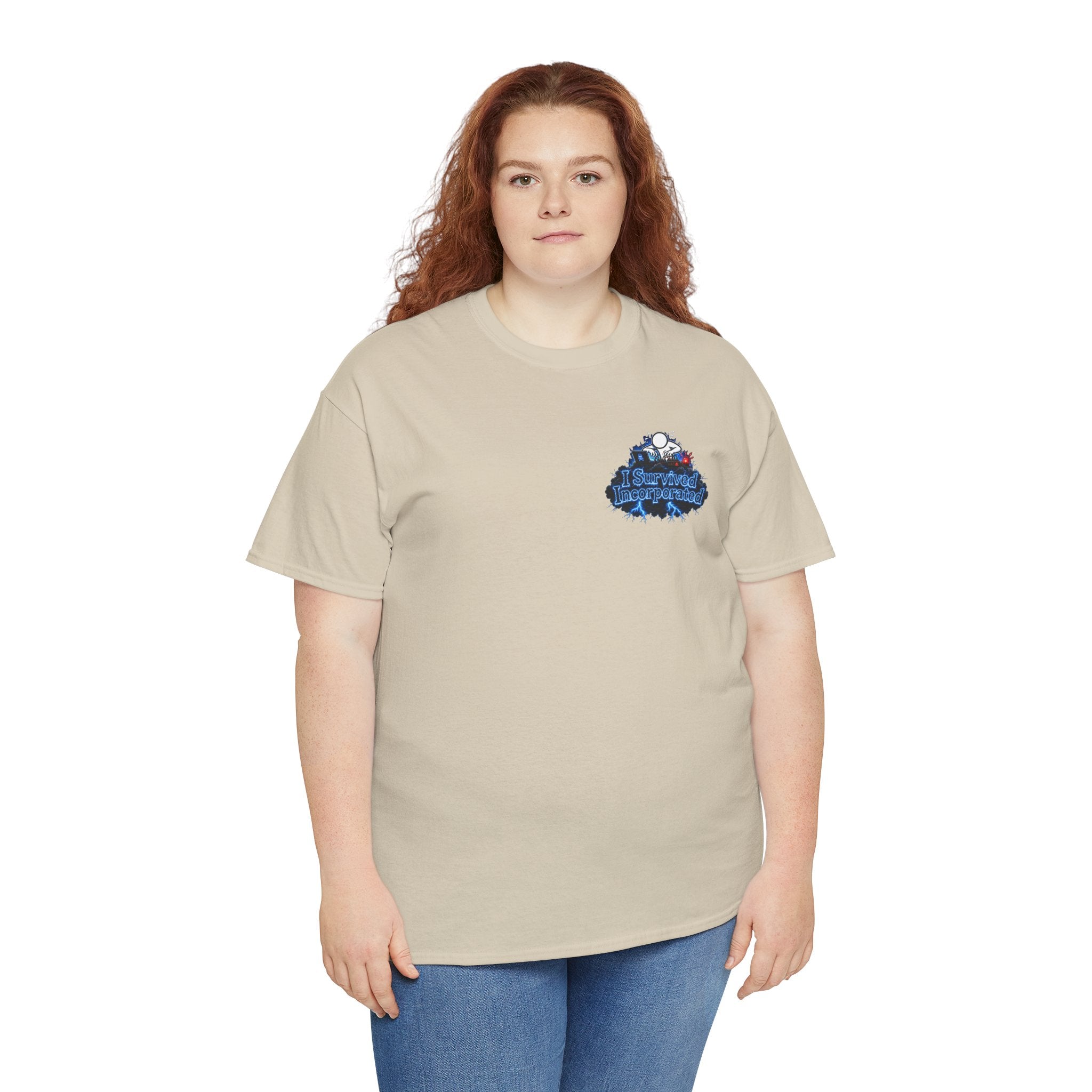 I Survived 2020 — "Please Stand By" Test Pattern Tee Lockdown Surveillance Edition Summer Exclusive Unisex Heavy Cotton Tee