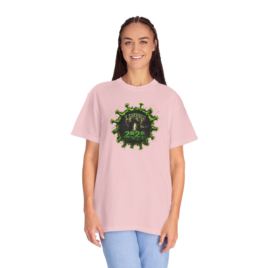 I Survived 2020 — PANDEMIC S1:E5: Director's Cut "Delivery Doomsday" Unisex Garment-Dyed T-shirt