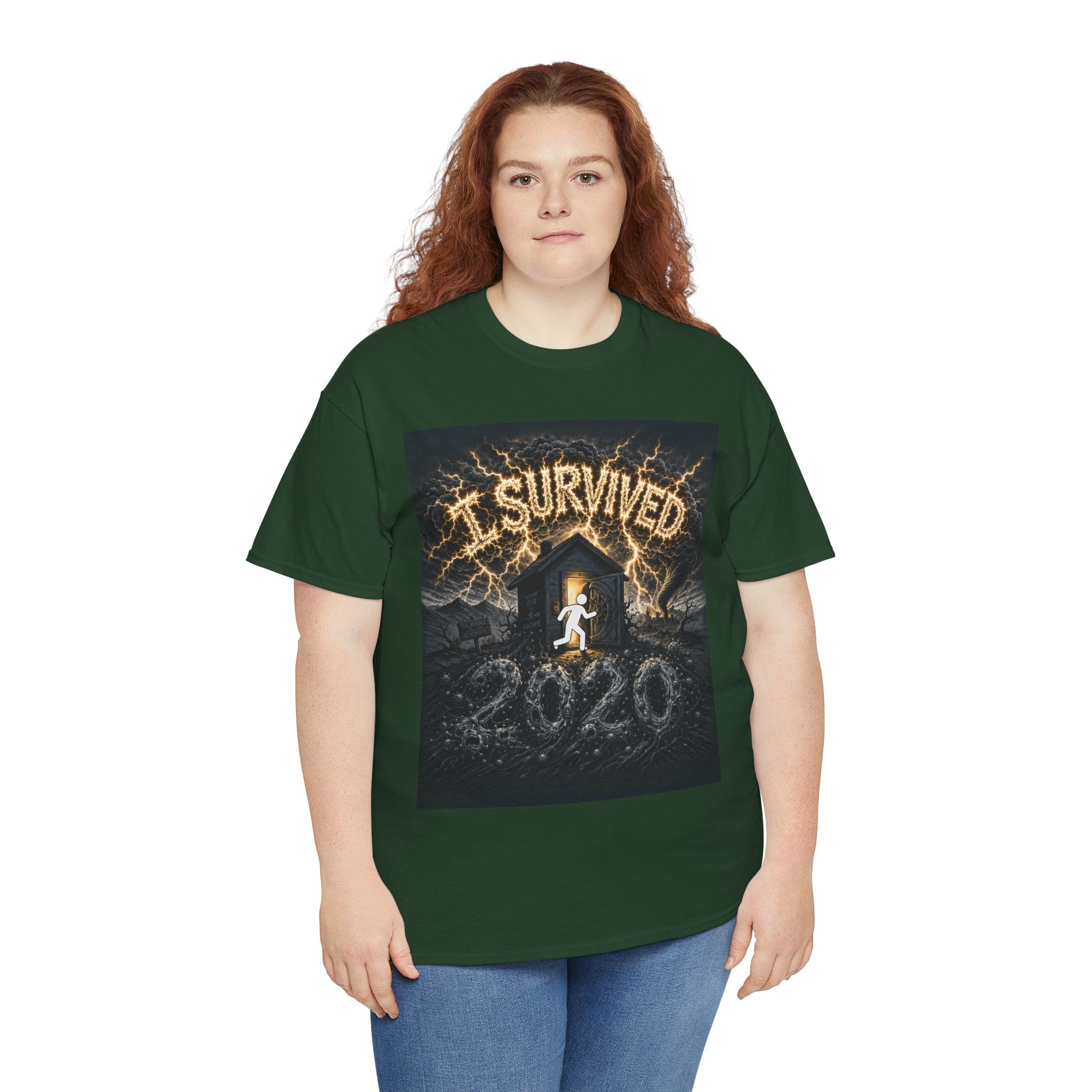 I Survived 2020 — Original PILOT Design Unisex Heavy Cotton Tee