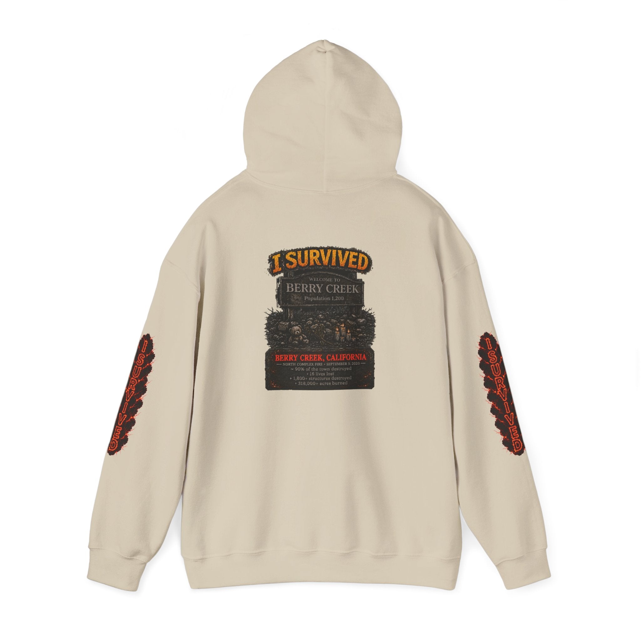 I Survived 2020 — Director's Cut S2:E1 "Berry Creek" | Wildfire Edition Memorial Hoodie Sweatshirt