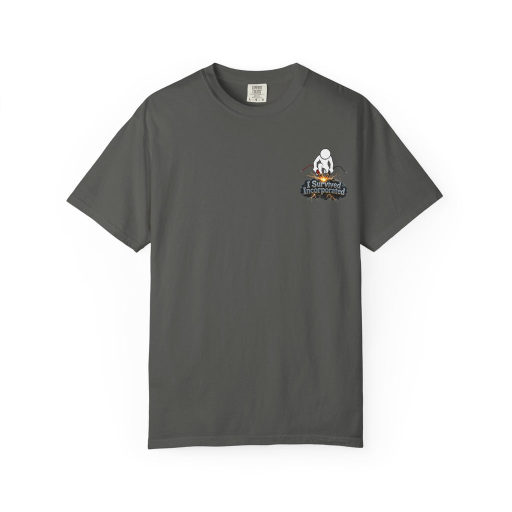 I Survived 2020 — "Please Stand By" Test Pattern Tee Summer Premier Unisex Garment-Dyed T-shirt