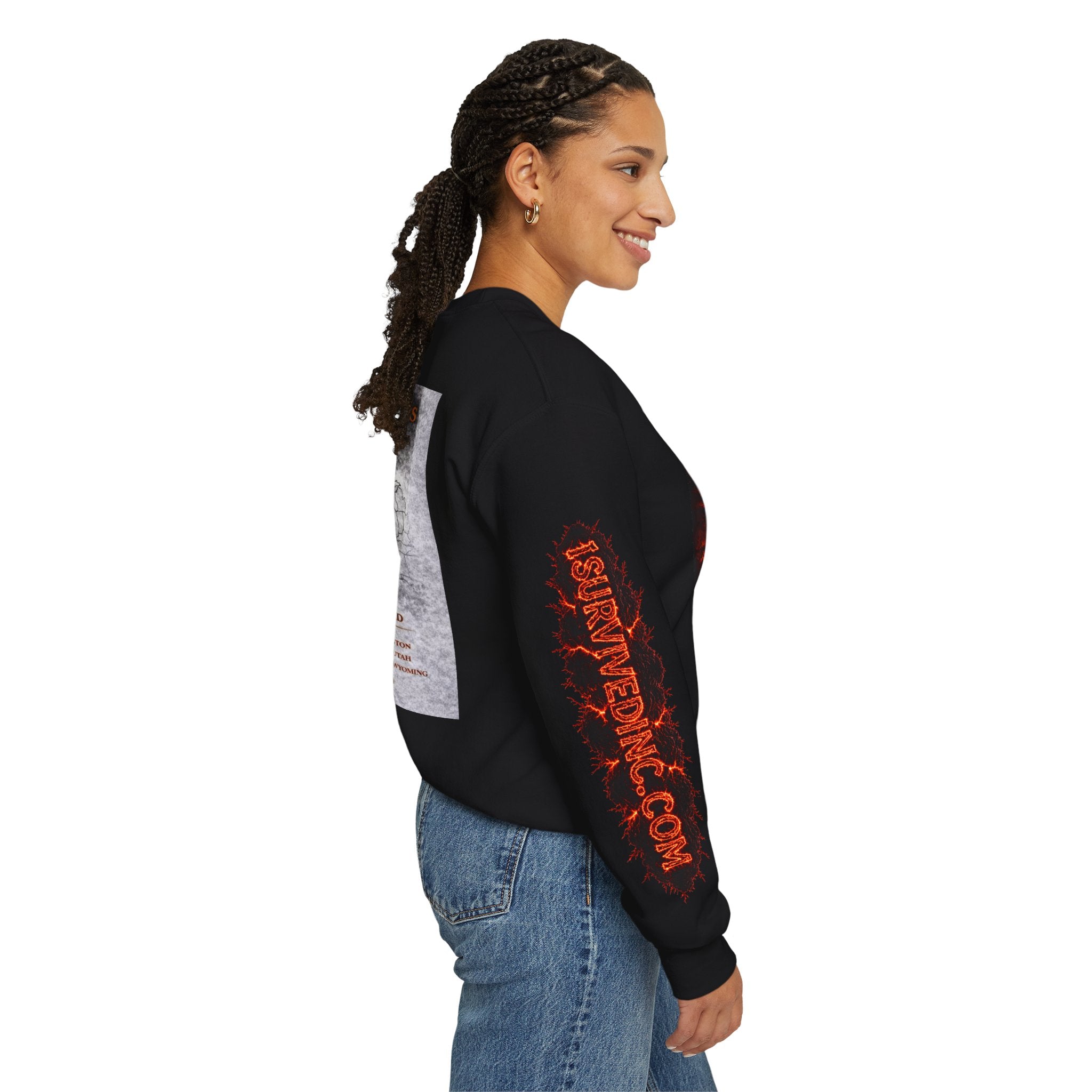 I Survived 2020 — S2:E4 "Western U.S. Wildfire Season" | Mid-Season Finale Pt. 1 | Wildfire Edition Memorial Unisex Heavy Blend™ Crewneck Sweatshirt