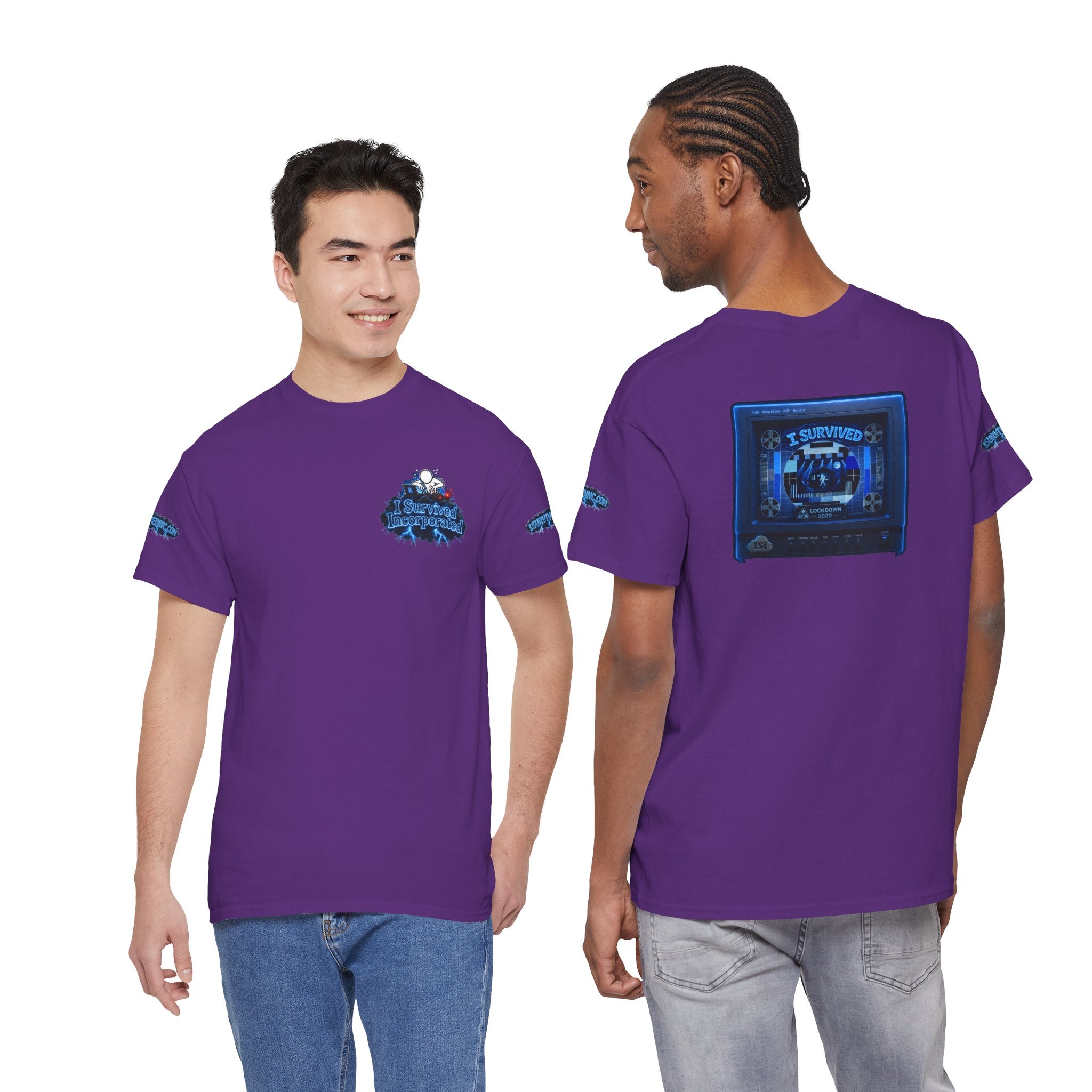 I Survived 2020 — "Please Stand By" Test Pattern Tee Lockdown Special Edition Summer Exclusive Unisex Heavy Cotton Tee