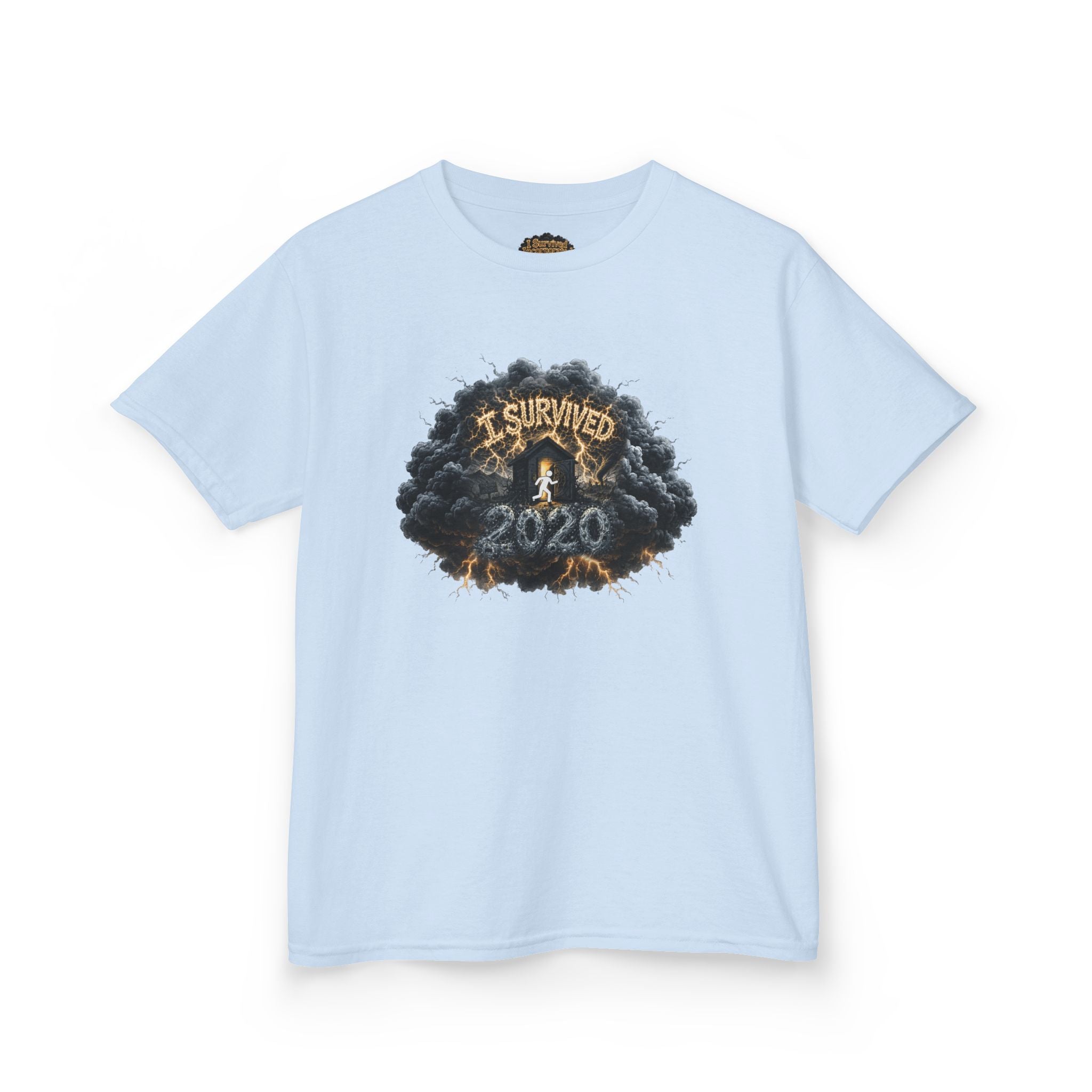 I Survived 2020 — Director's Cut Original Design Teaser Tee | Season 1 Premiere Drop Kids Heavy Cotton™ Tee