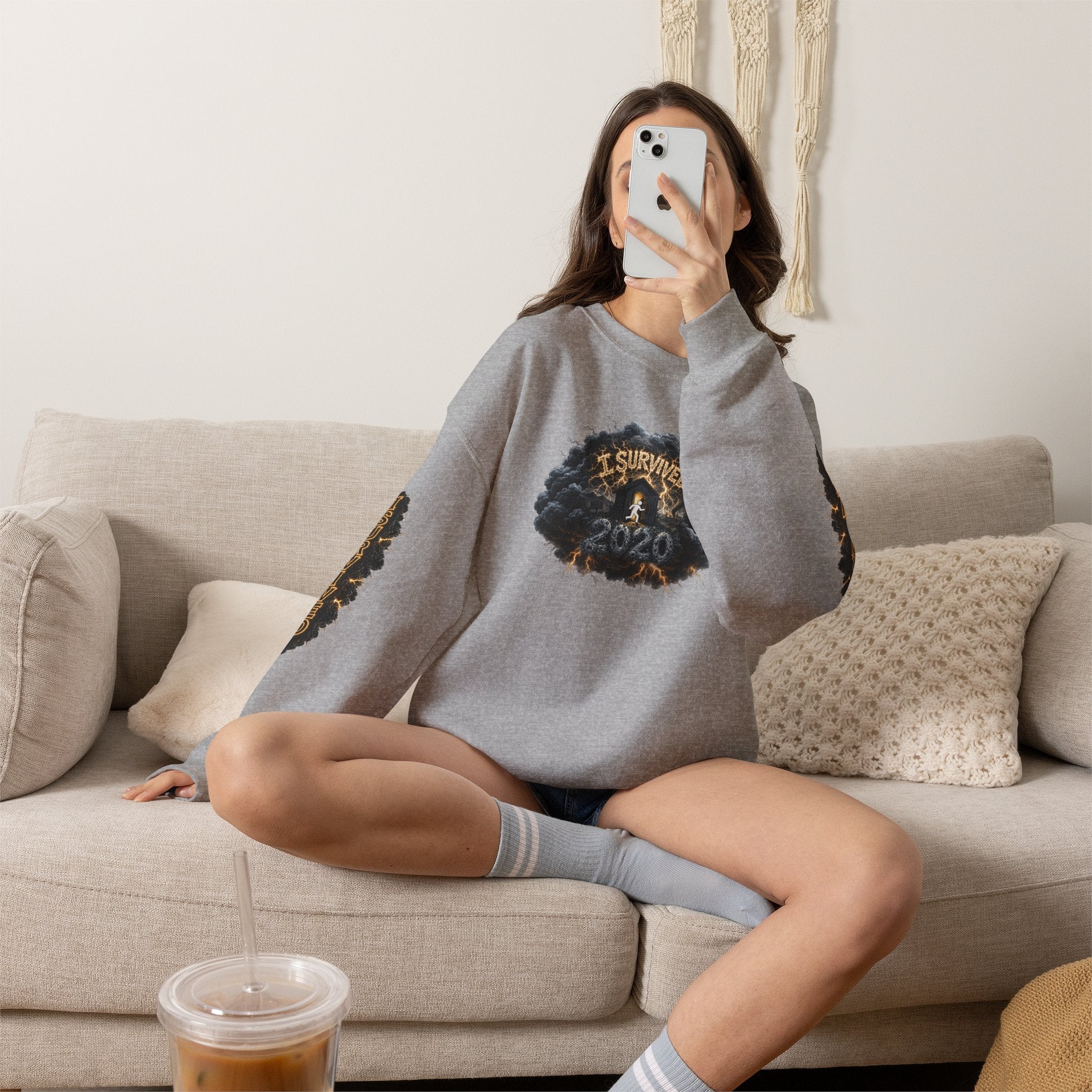 I Survived 2020 — Original PILOT Design: Director's Cut Special Edition Unisex Heavy Blend™ Crewneck Sweatshirt