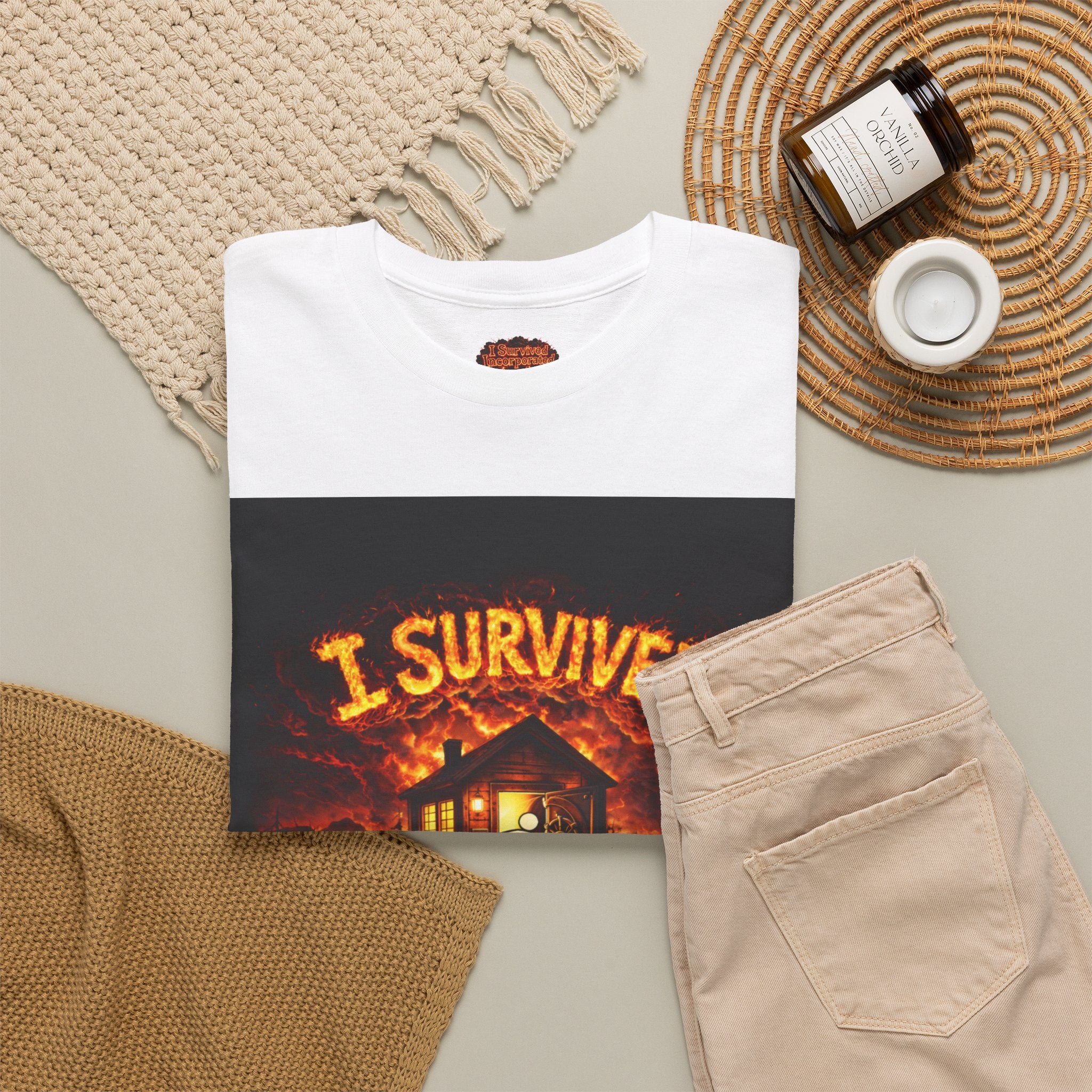 I Survived 2020 — WILDFIRES S2:E2: Special Edition "The Bobcat Fire" Memorial Unisex Heavy Cotton Tee