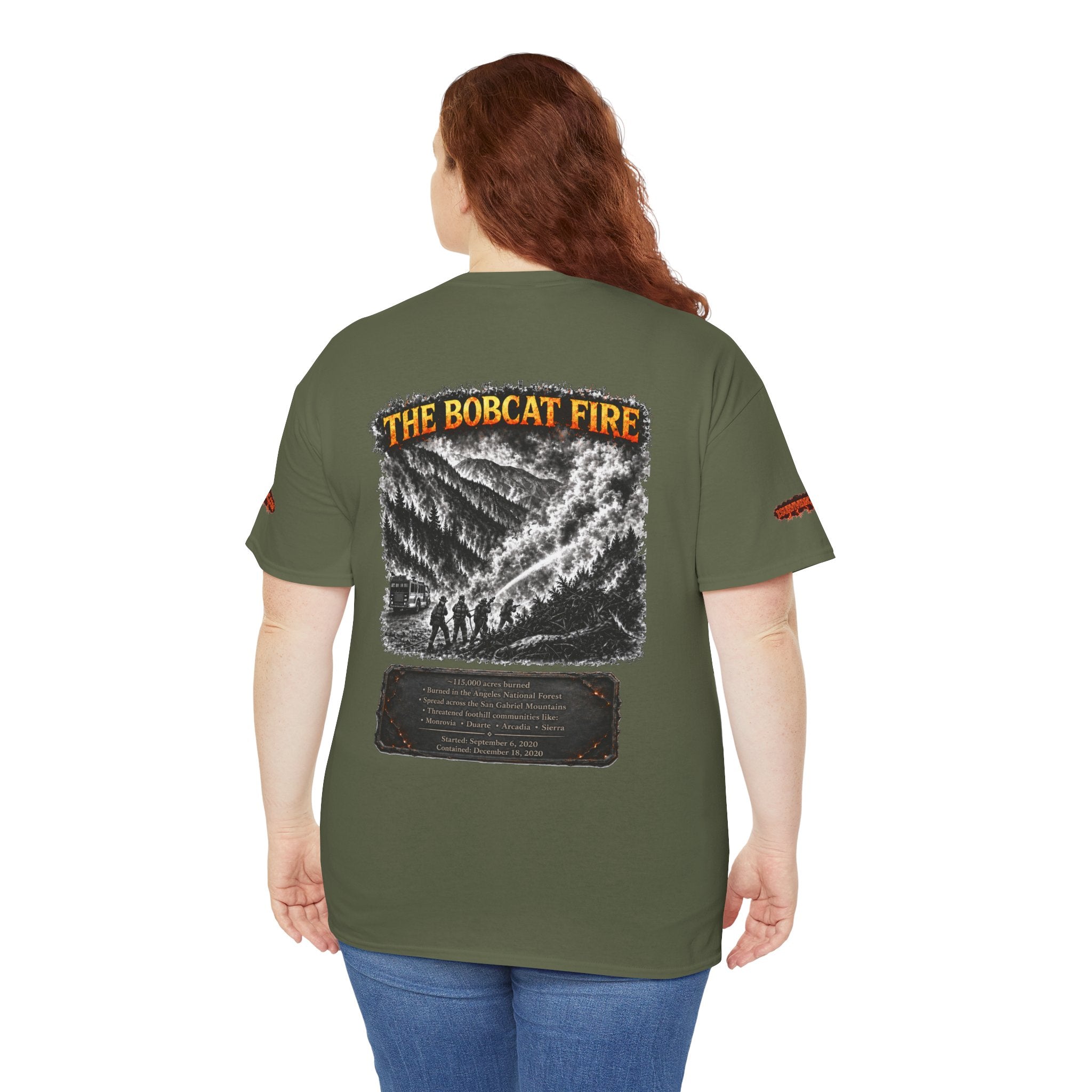 I Survived 2020 — Director's Cut S2:E2 "The Bobcat Fire" | Wildfire Edition Memorial Unisex Heavy Cotton Tee (SPECIAL EDITION)