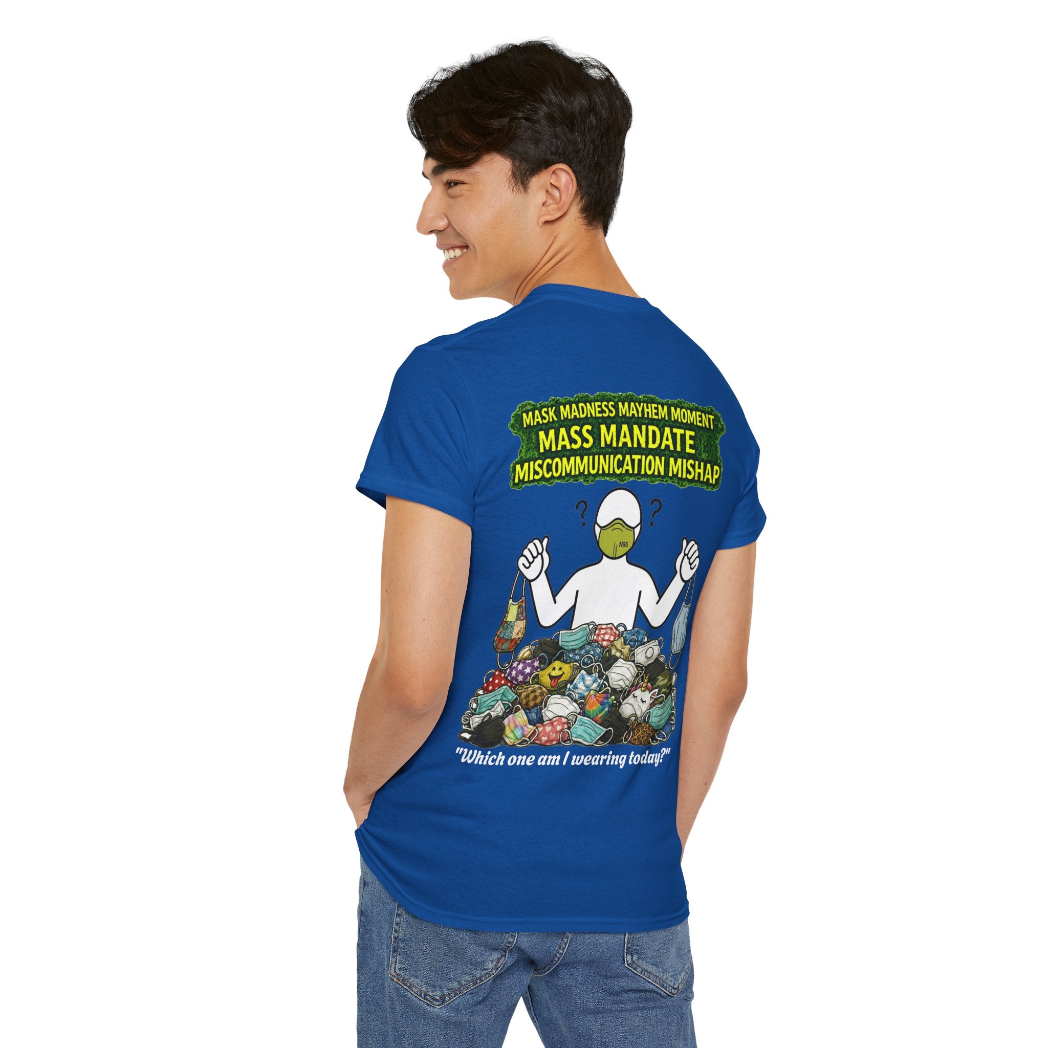 Sobreviví al 2020 — T1:E4 "Caos en Mascarillas: Un Momento de Locura" | Camiseta Unisex de Algodón Grueso Edición Pandemia (EDICIÓN ESPECIAL)