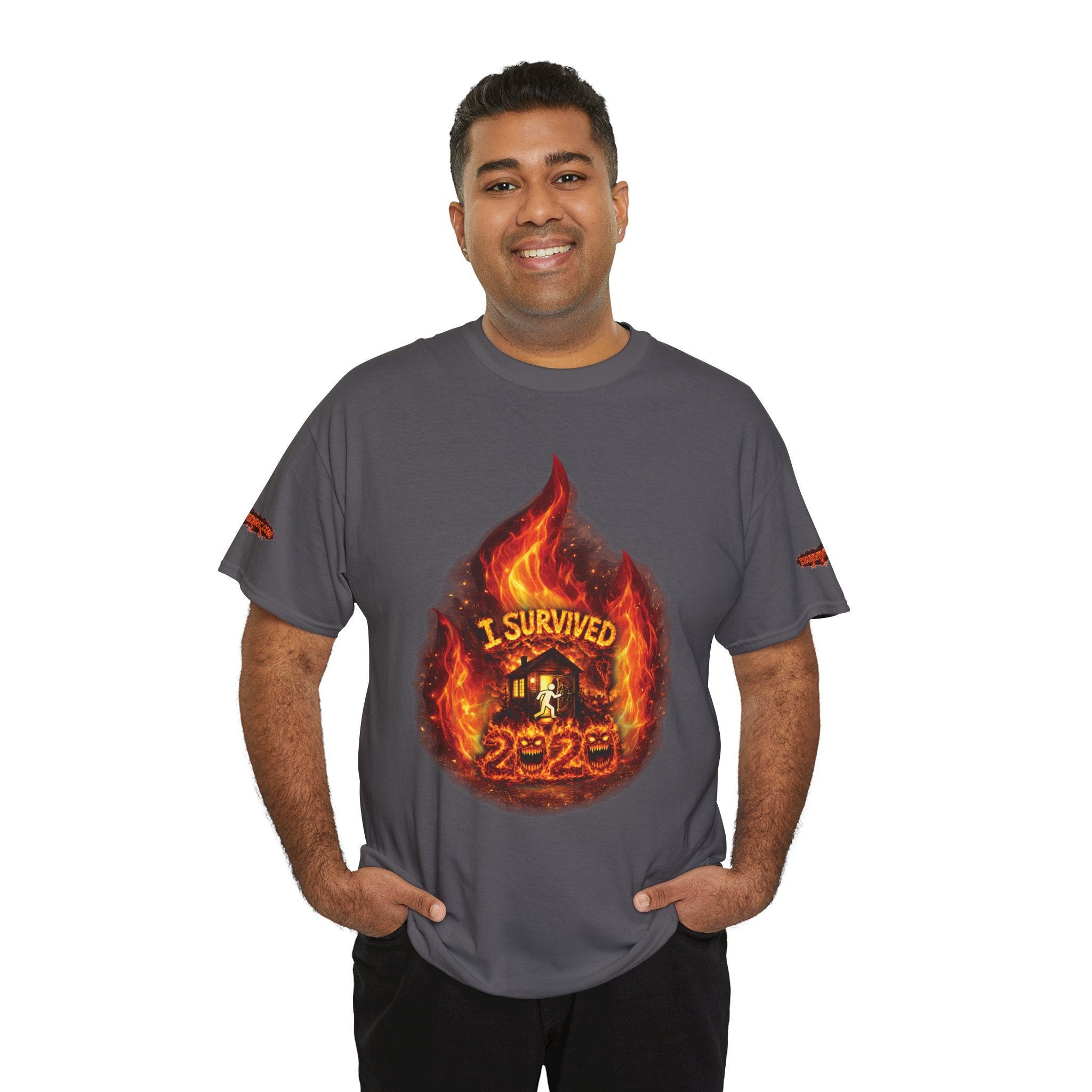 I Survived 2020 — Director's Cut S2:E1 "Berry Creek" | Wildfire Edition Memorial Unisex Heavy Cotton Tee (SPECIAL EDITION)