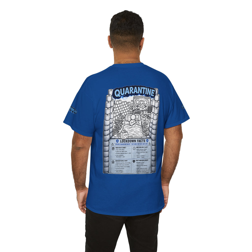 I Survived 2020 — LOCKDOWN S3:E1: Special Edition "Quarantine" Unisex Heavy Cotton Tee