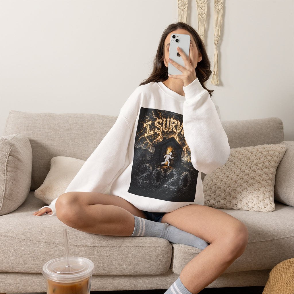 I Survived 2020 — Original PILOT Design Unisex Heavy Blend™ Crewneck Sweatshirt