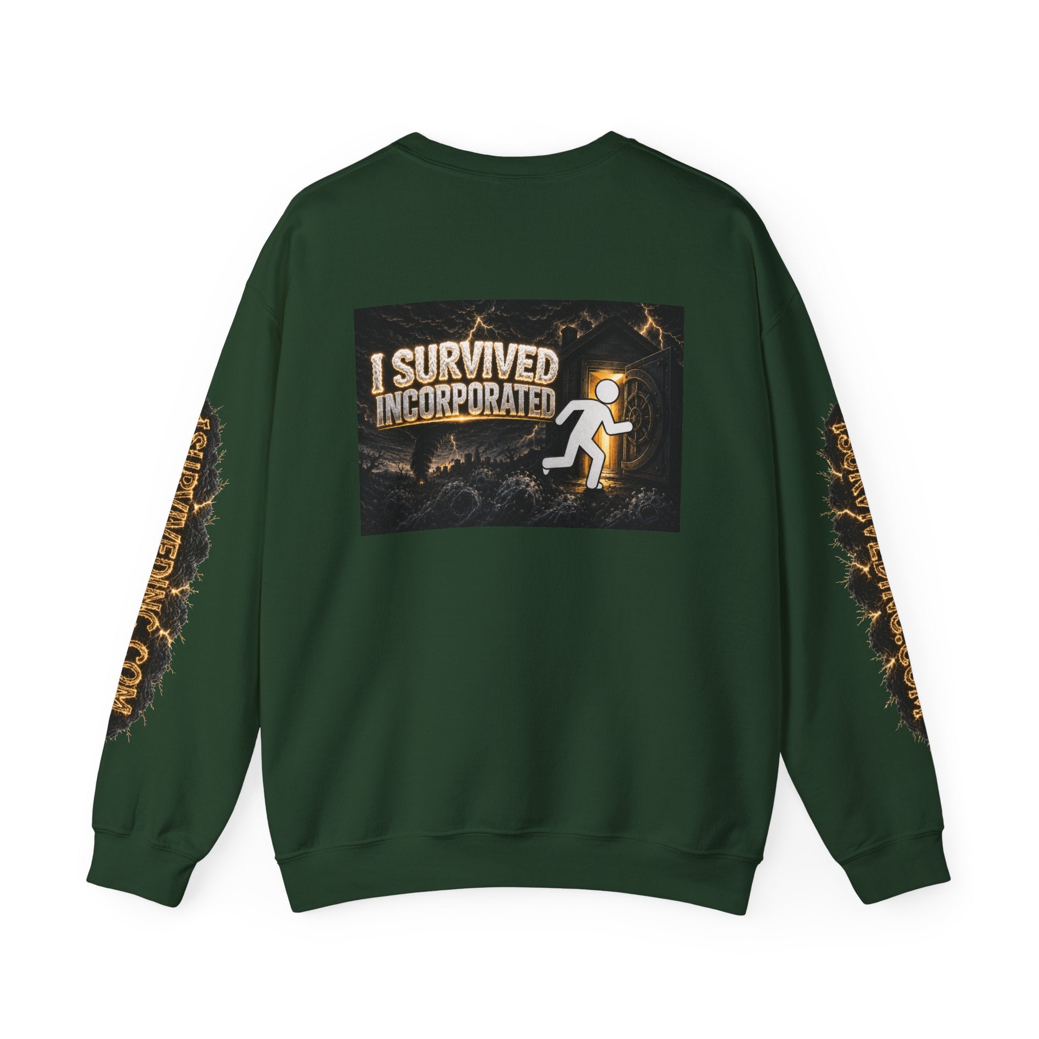 I Survived 2020 — Original Design Teaser Tee | Season 1 Premiere Drop Unisex Heavy Blend™ Crewneck Sweatshirt (SPECIAL EDITION)