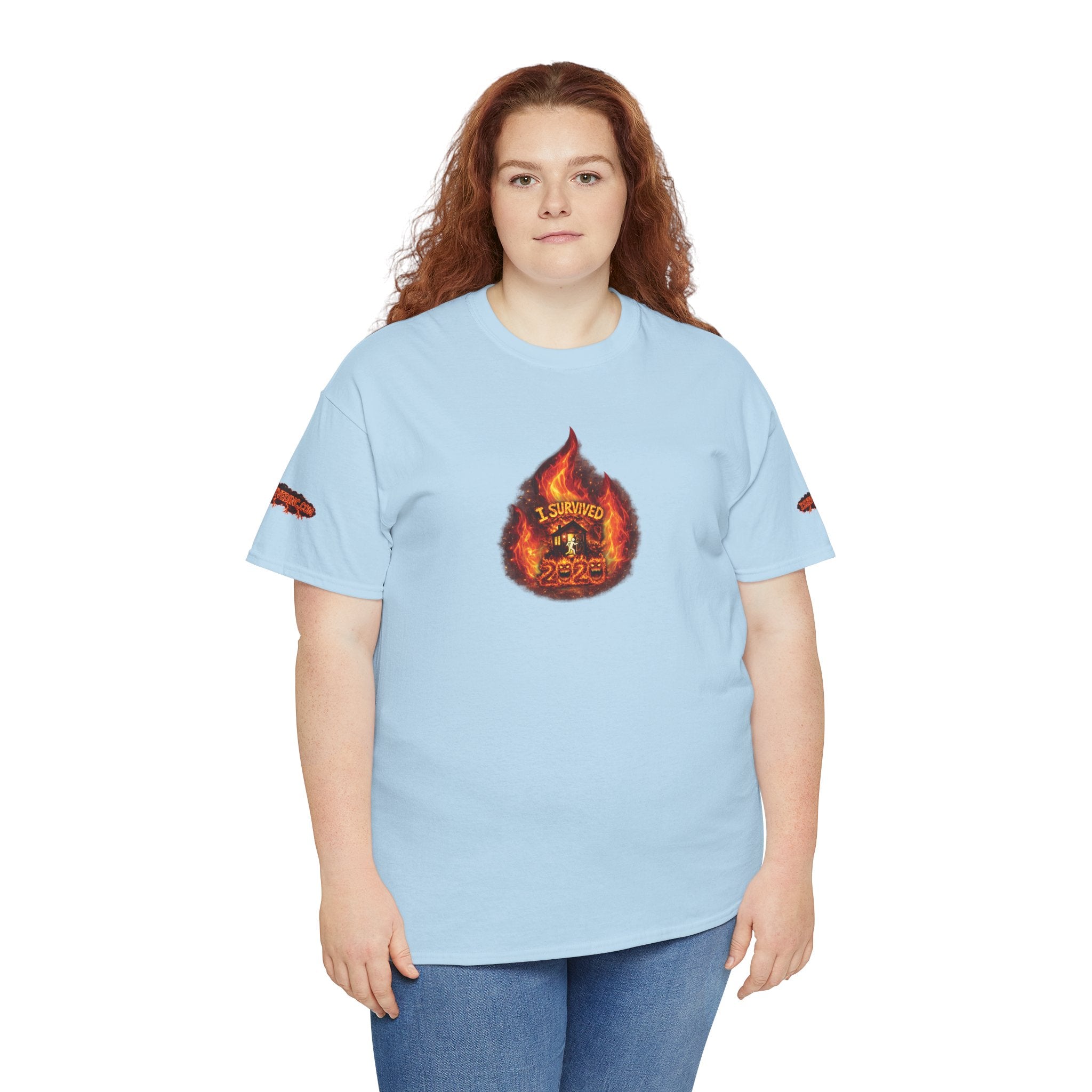 I Survived 2020 — WILDFIRES S2:E1: Director's Cut Special Edition "Berry Creek" Memorial Unisex Heavy Cotton Tee