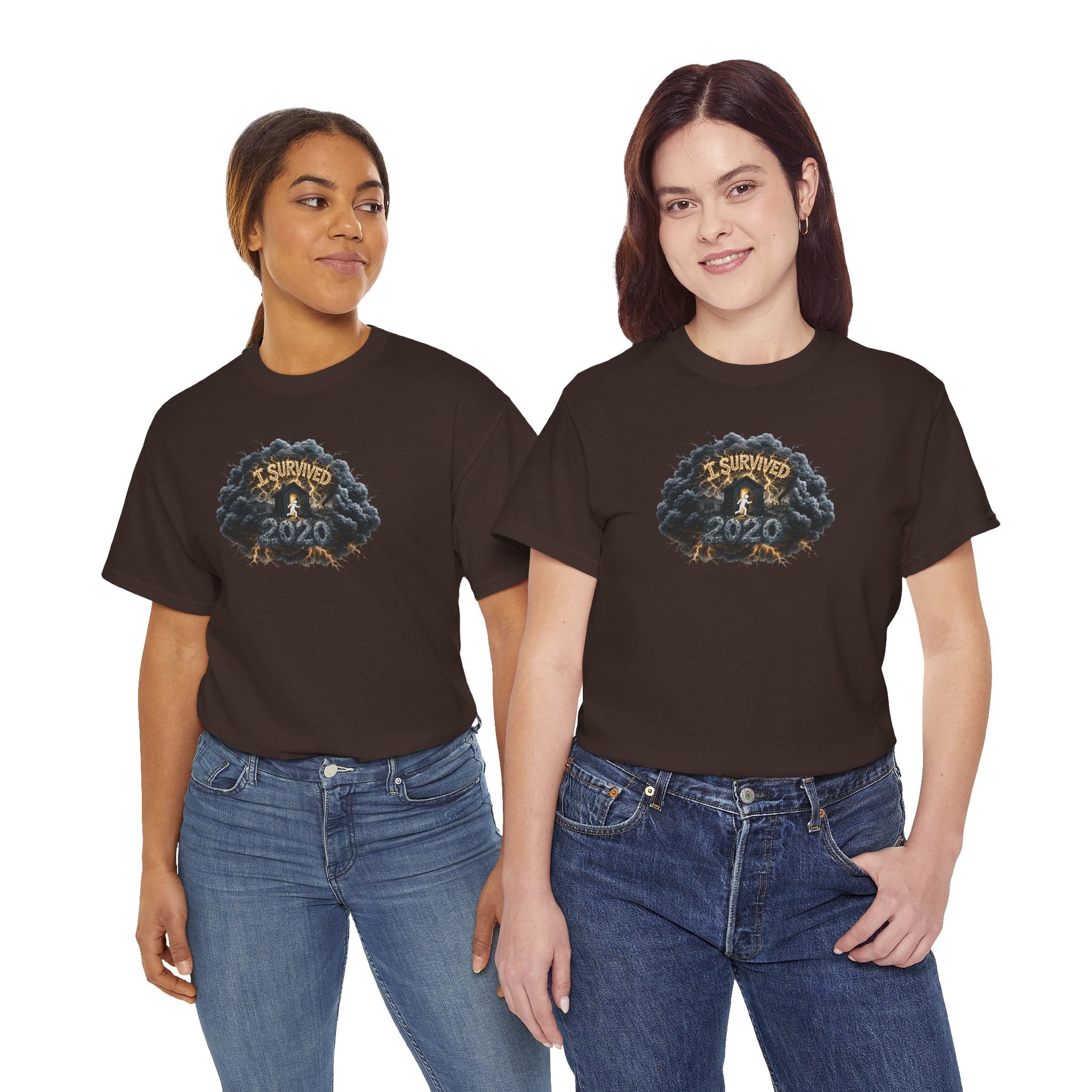 I Survived 2020 — Original PILOT Design: Director's Cut Unisex Heavy Cotton Tee