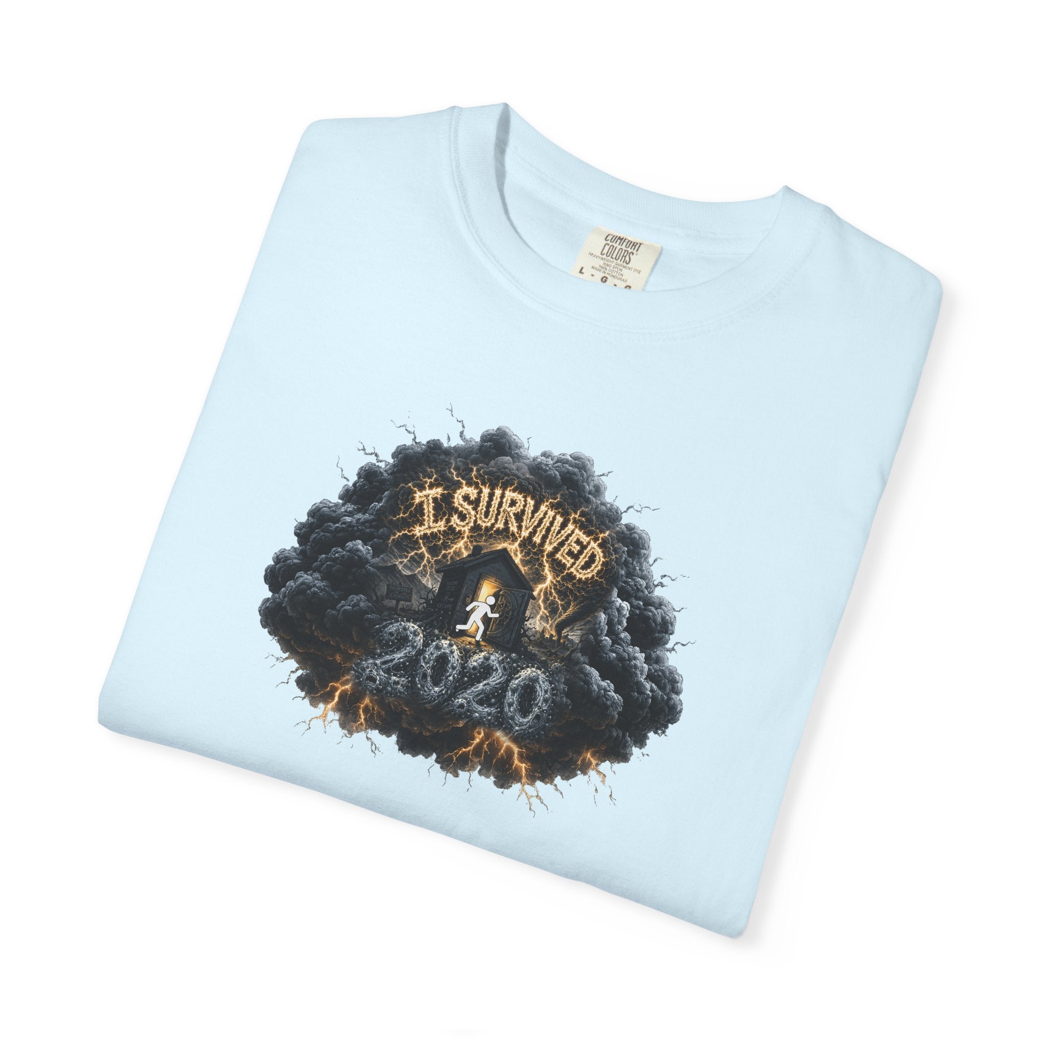 I Survived 2020 — Original PILOT Design: Director's Cut Unisex Garment-Dyed T-shirt