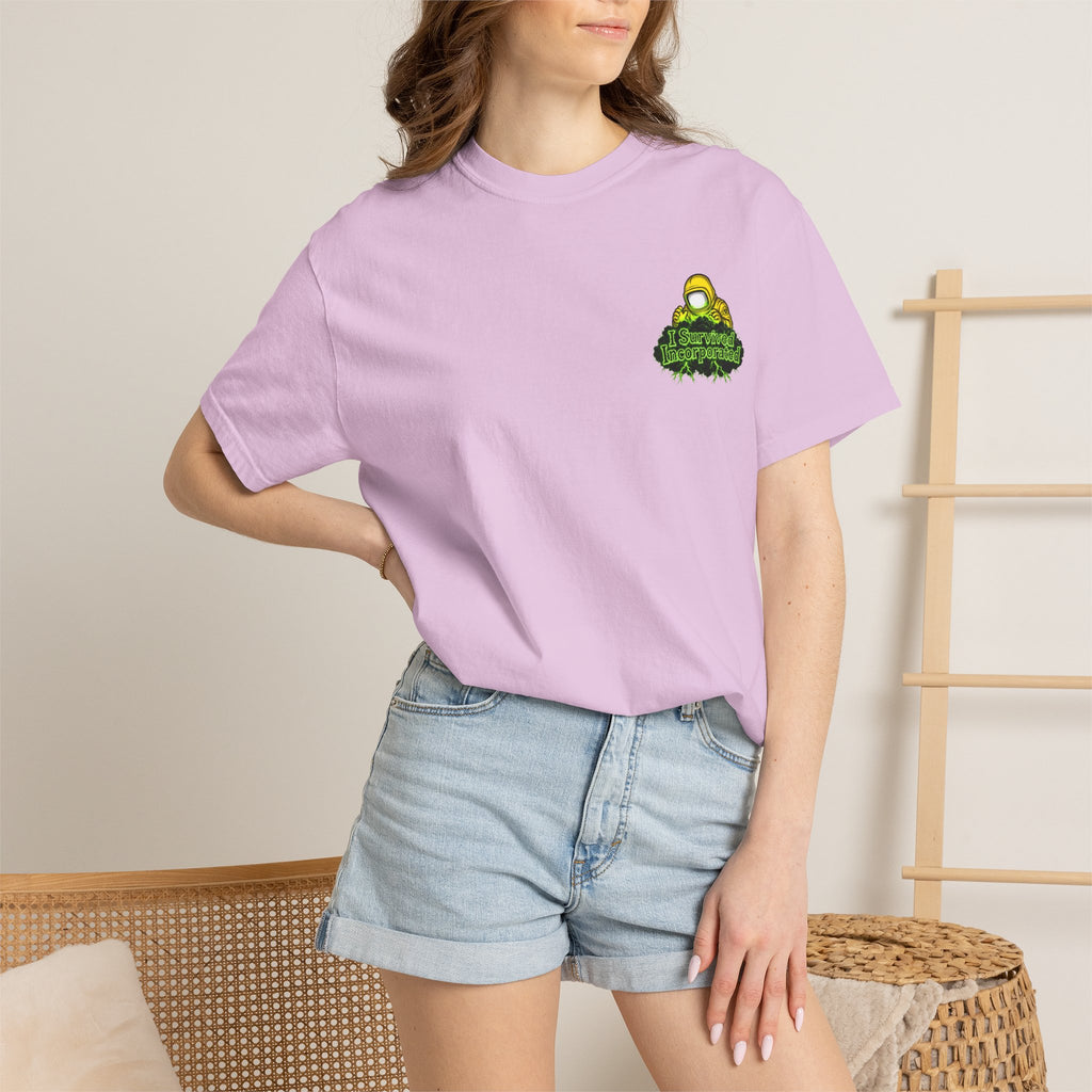I Survived 2020 — "Please Stand By" Test Pattern Toxic Signal Tee Summer Premiere Unisex Garment-Dyed T-shirt