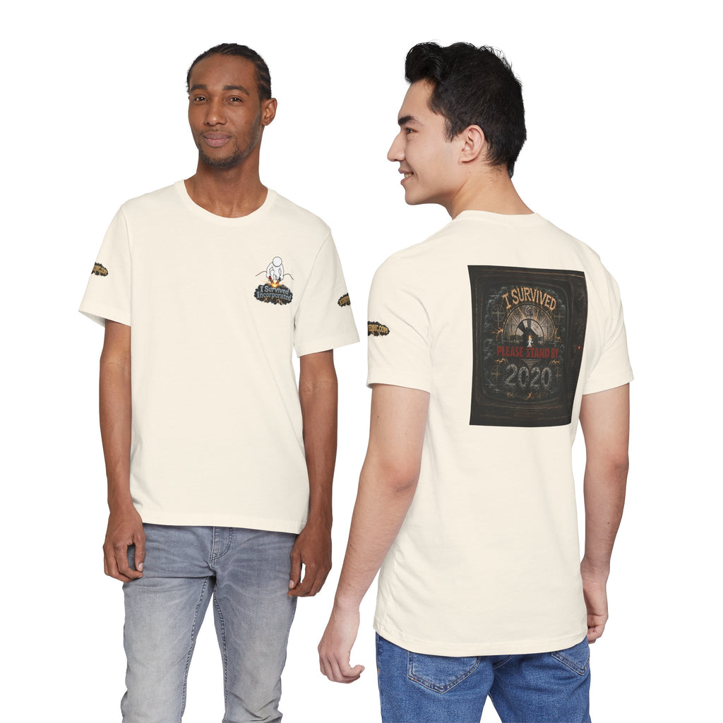 I Survived 2020 — "Please Stand By" Test Pattern Tee Special Edition Summer Premier Unisex Jersey Short Sleeve Tee