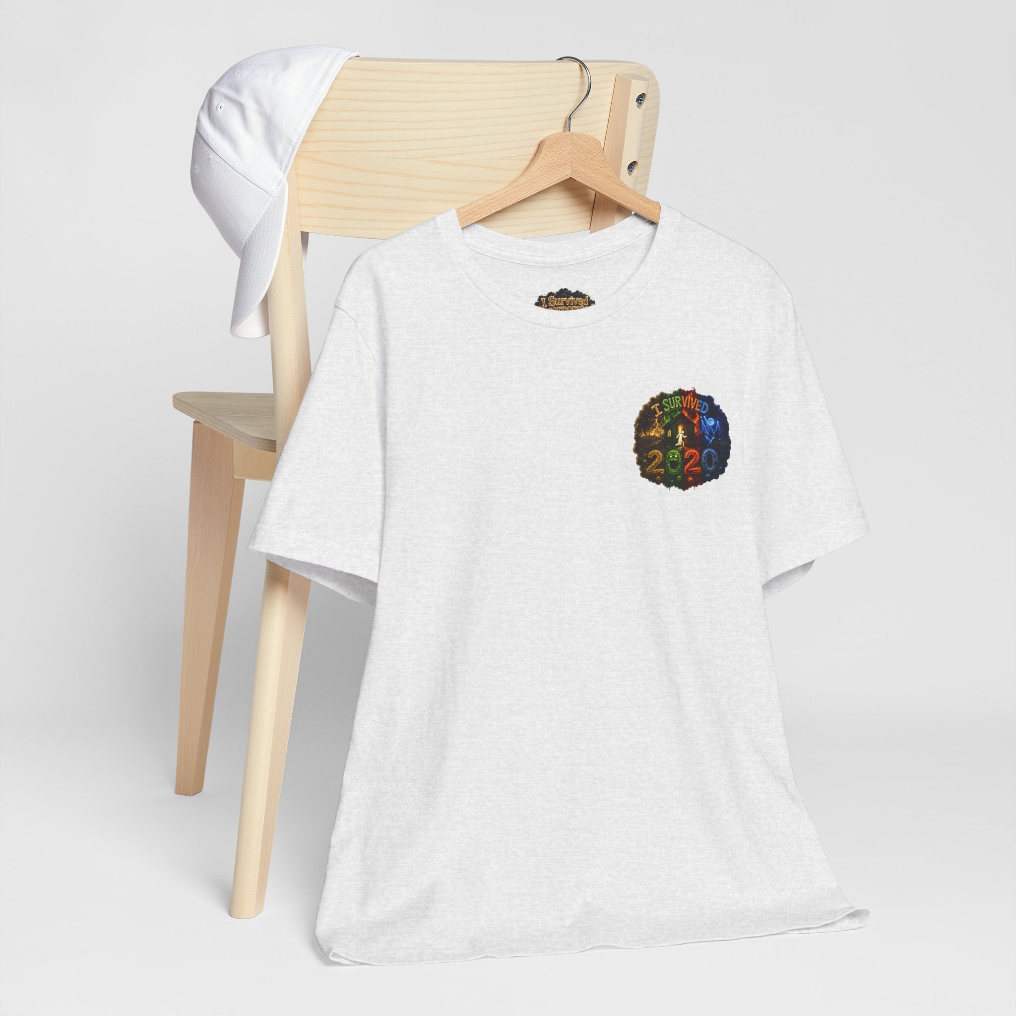 I Survived 2020 — "No Signal" Test Pattern Tee Alien Broadcast Finale Summer Premiere Unisex Jersey Short Sleeve Tee
