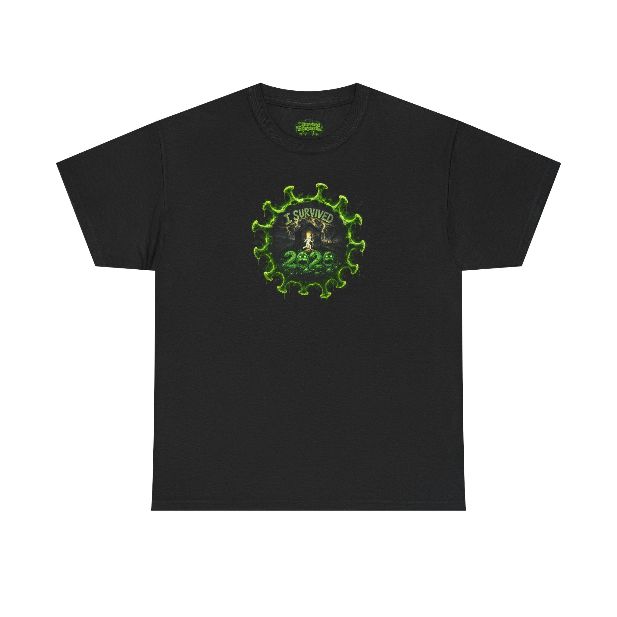 I Survived 2020 — PANDEMIC S1:E4: Director's Cut "Mask Madness" Unisex Heavy Cotton Tee