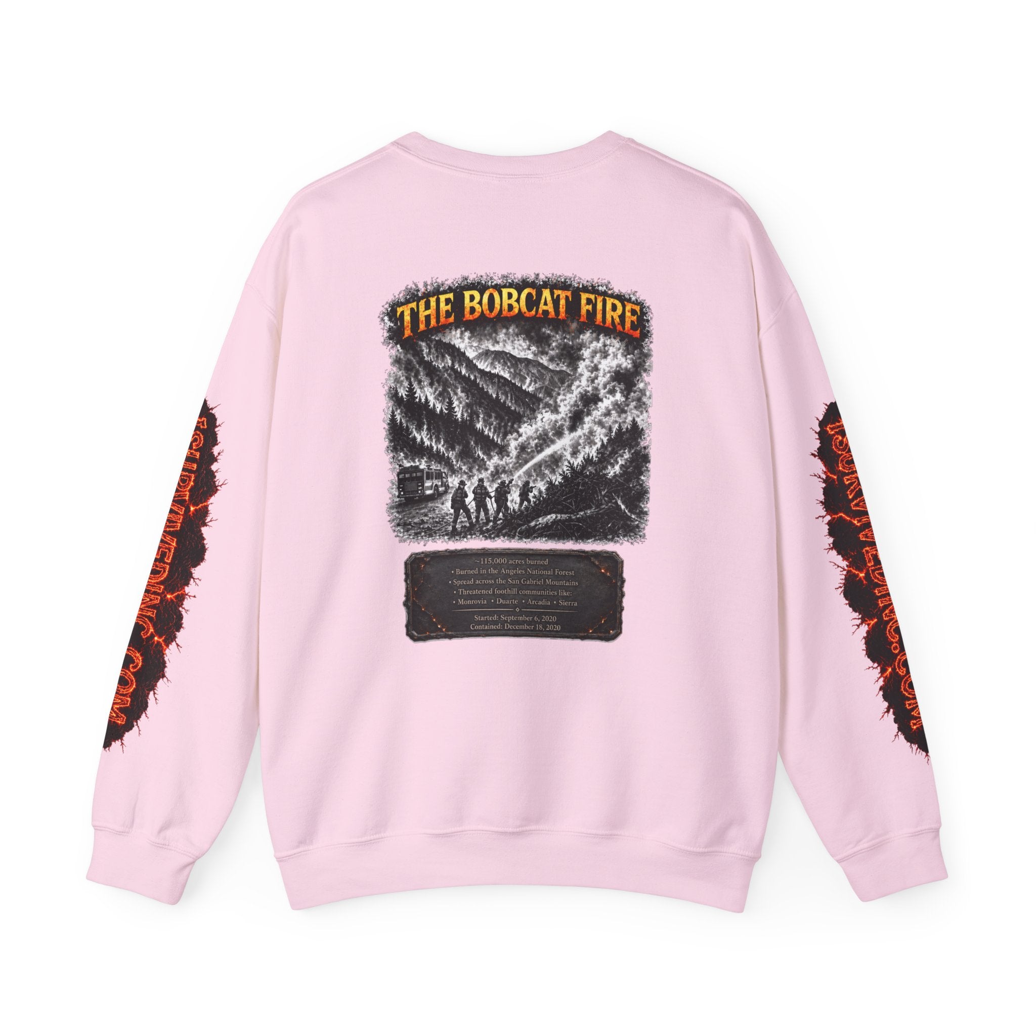 I Survived 2020 — WILDFIRES S2:E2: "The Bobcat Fire" Memorial Unisex Heavy Blend™ Crewneck Sweatshirt