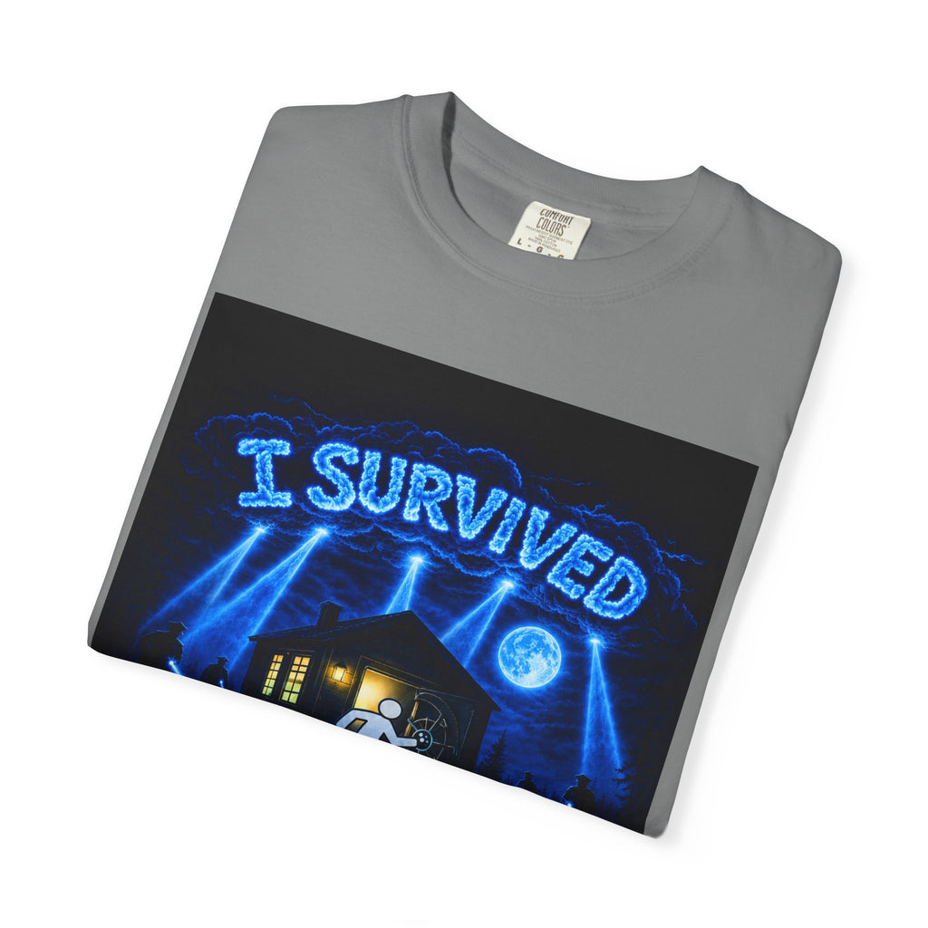 I Survived 2020 — LOCKDOWN S3:E4: "Working From Home" Unisex Garment-Dyed T-shirt