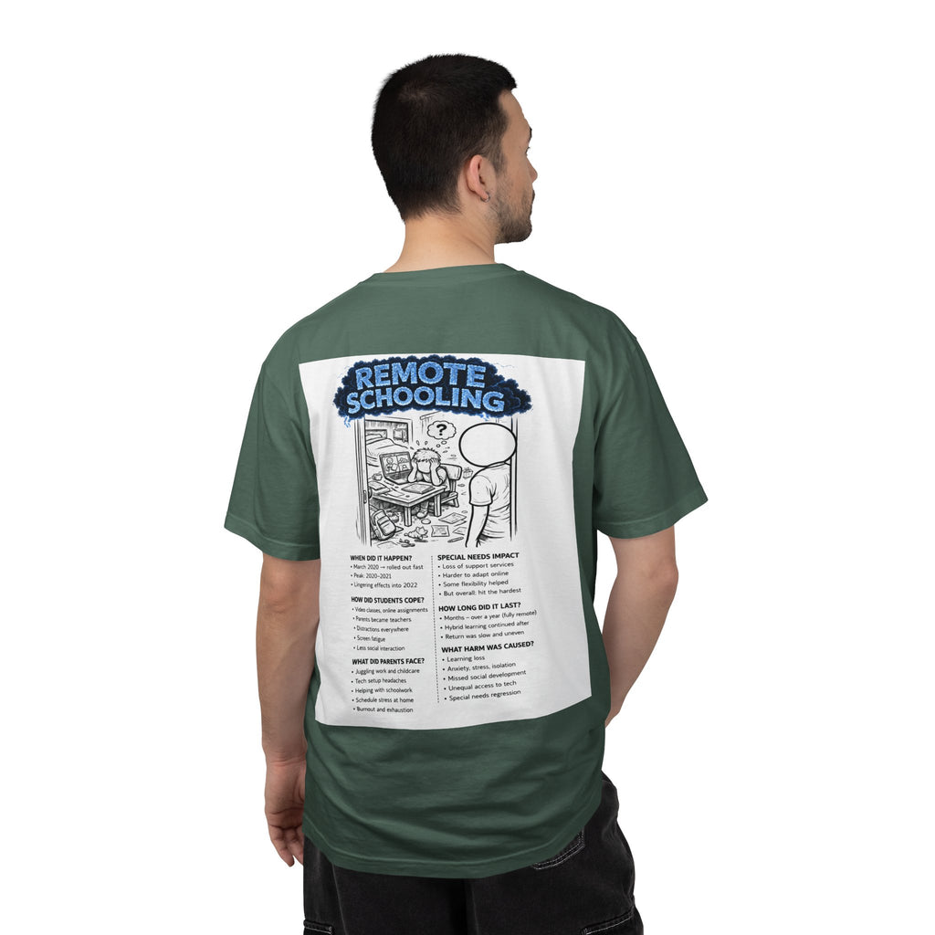 I Survived 2020 — S3:E3 "Remote Schooling" | Lockdown Edition Documentary Unisex Garment-Dyed T-shirt