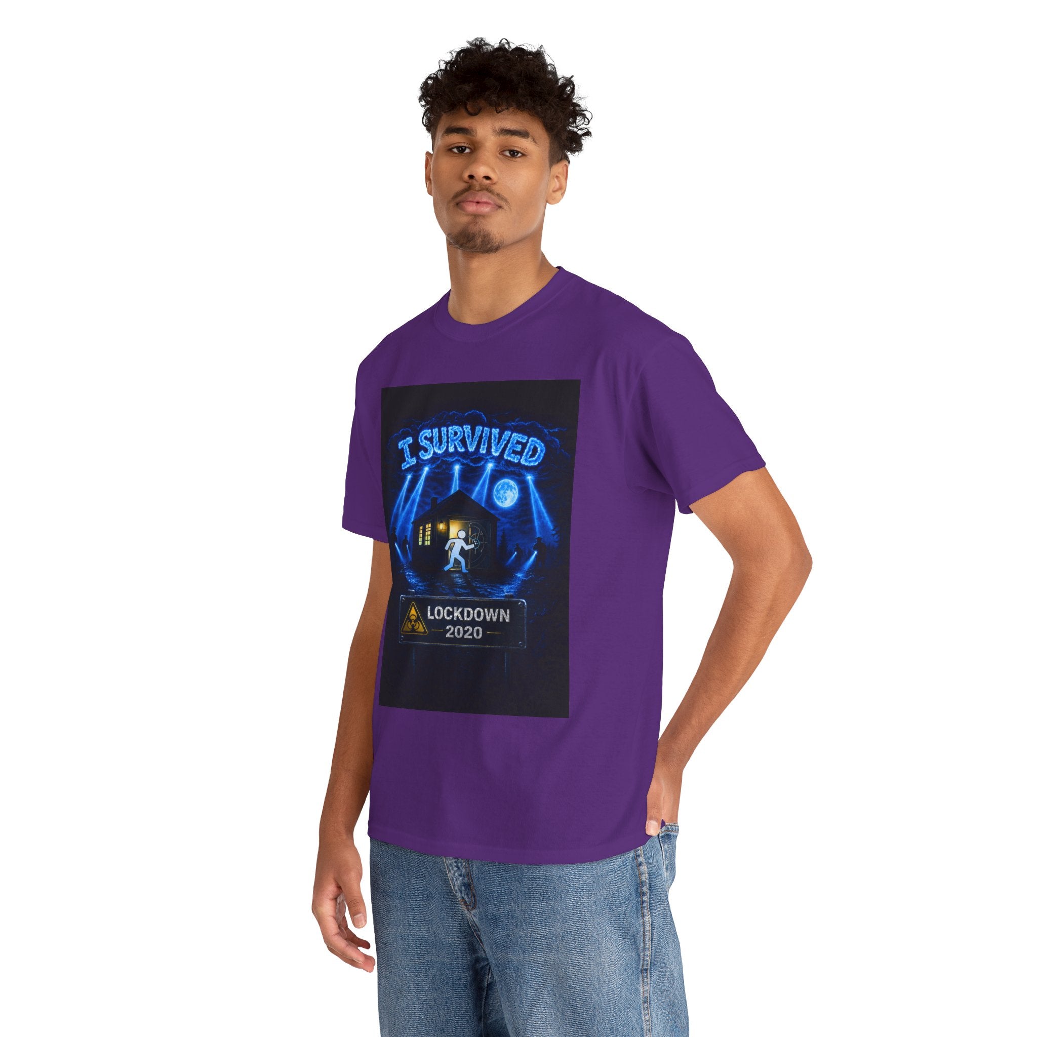 Copy of  I Survived 2020 — S3:E1 "Quarantine" | Lockdown Edition Documentary Unisex Heavy Cotton Tee