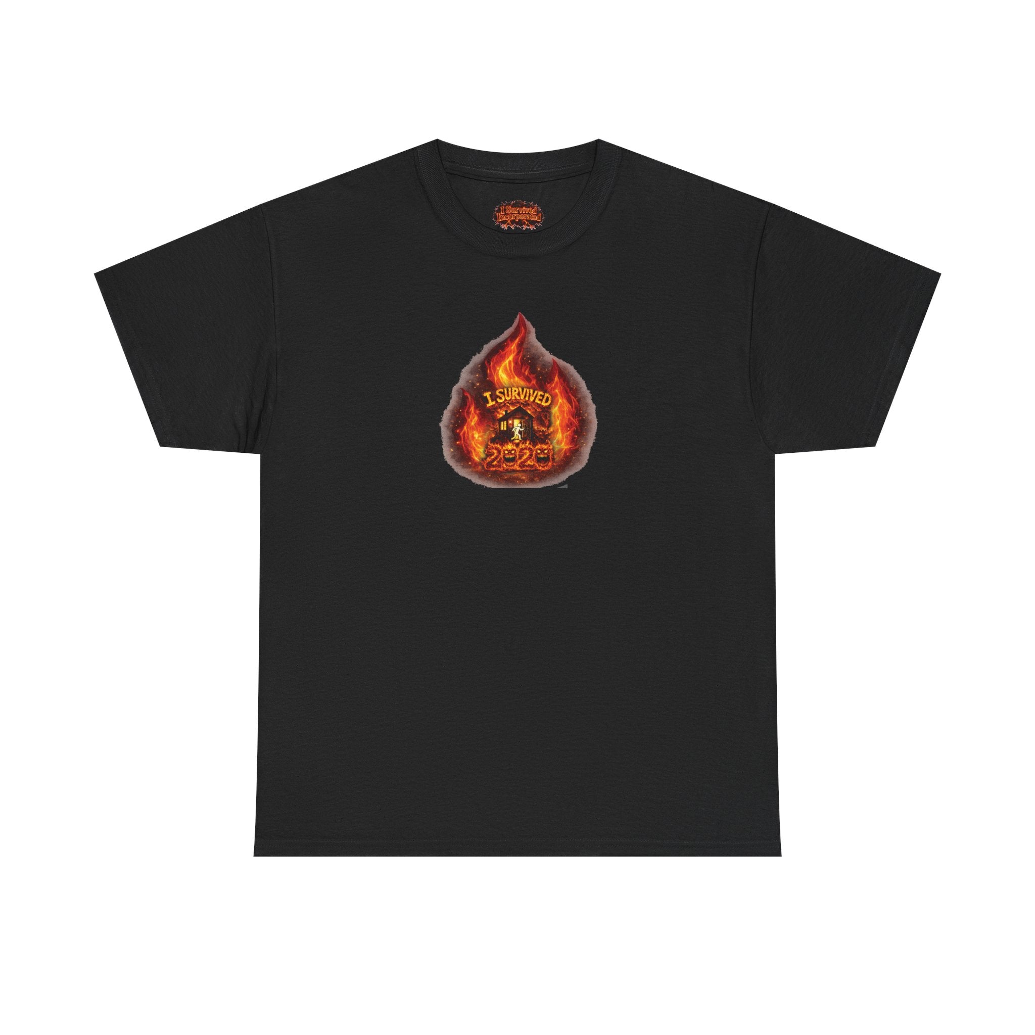 I Survived 2020 — WILDFIRES S2:E2: Director's Cut "The Bobcat Fire" Memorial Unisex Heavy Cotton Tee