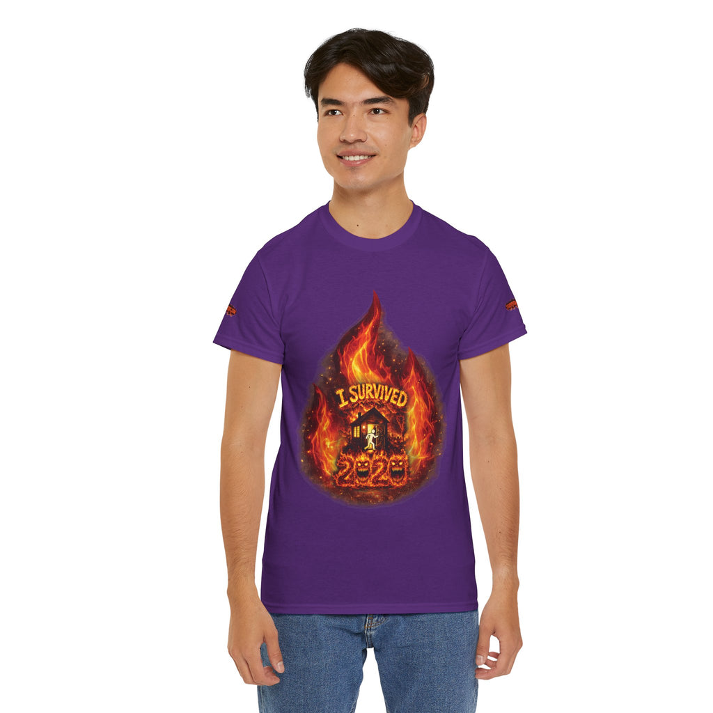 I Survived 2020 — Director's Cut S2:E4 "Western U.S. Wildfire Season" | Mid-Season Finale Pt. 1 | Wildfire Edition Memorial Unisex Heavy Cotton Tee (SPECIAL EDITION)