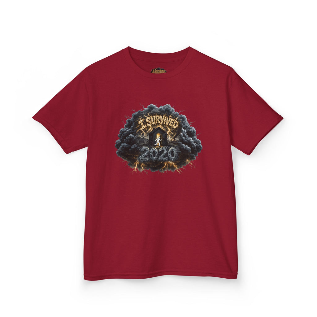 I Survived 2020 — Director's Cut Original Design Teaser Tee | Season 1 Premiere Drop Kids Heavy Cotton™ Tee