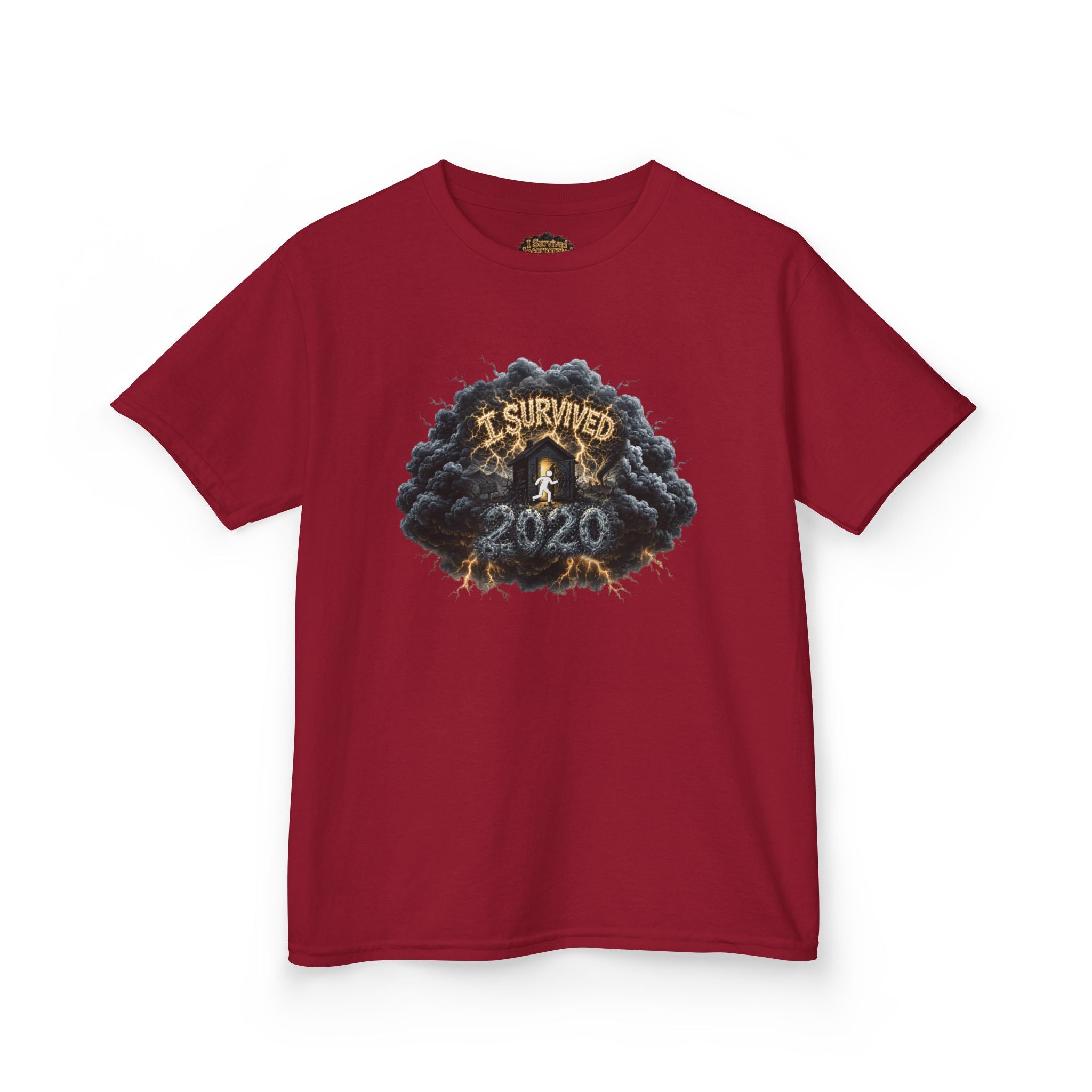I Survived 2020 — Director's Cut Original Design Teaser Tee | Season 1 Premiere Drop Kids Heavy Cotton™ Tee