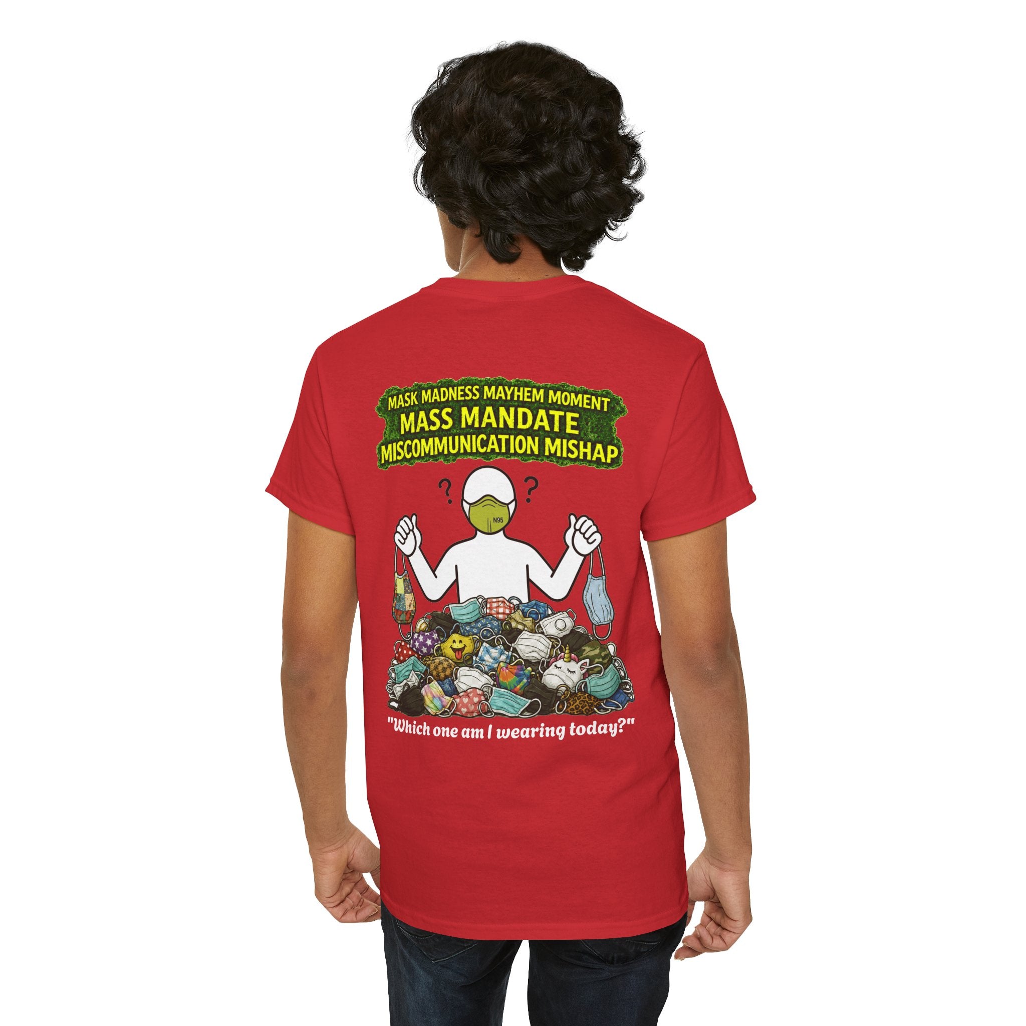 I Survived 2020 — PANDEMIC S1:E4: Director's Cut "Mask Madness" Unisex Heavy Cotton Tee