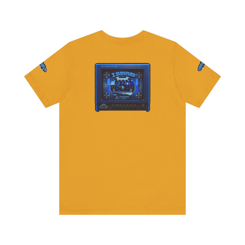 I Survived 2020 — "Please Stand By" Test Pattern Tee Lockdown Special Edition Summer Exclusive Unisex Jersey Short Sleeve Tee