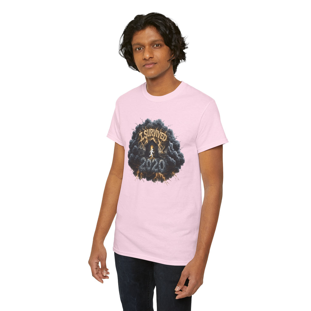 I Survived 2020 —  Deriector's Cut Original Design Teaser Tee | Season 1 Premiere Drop Unisex Heavy Cotton Tee