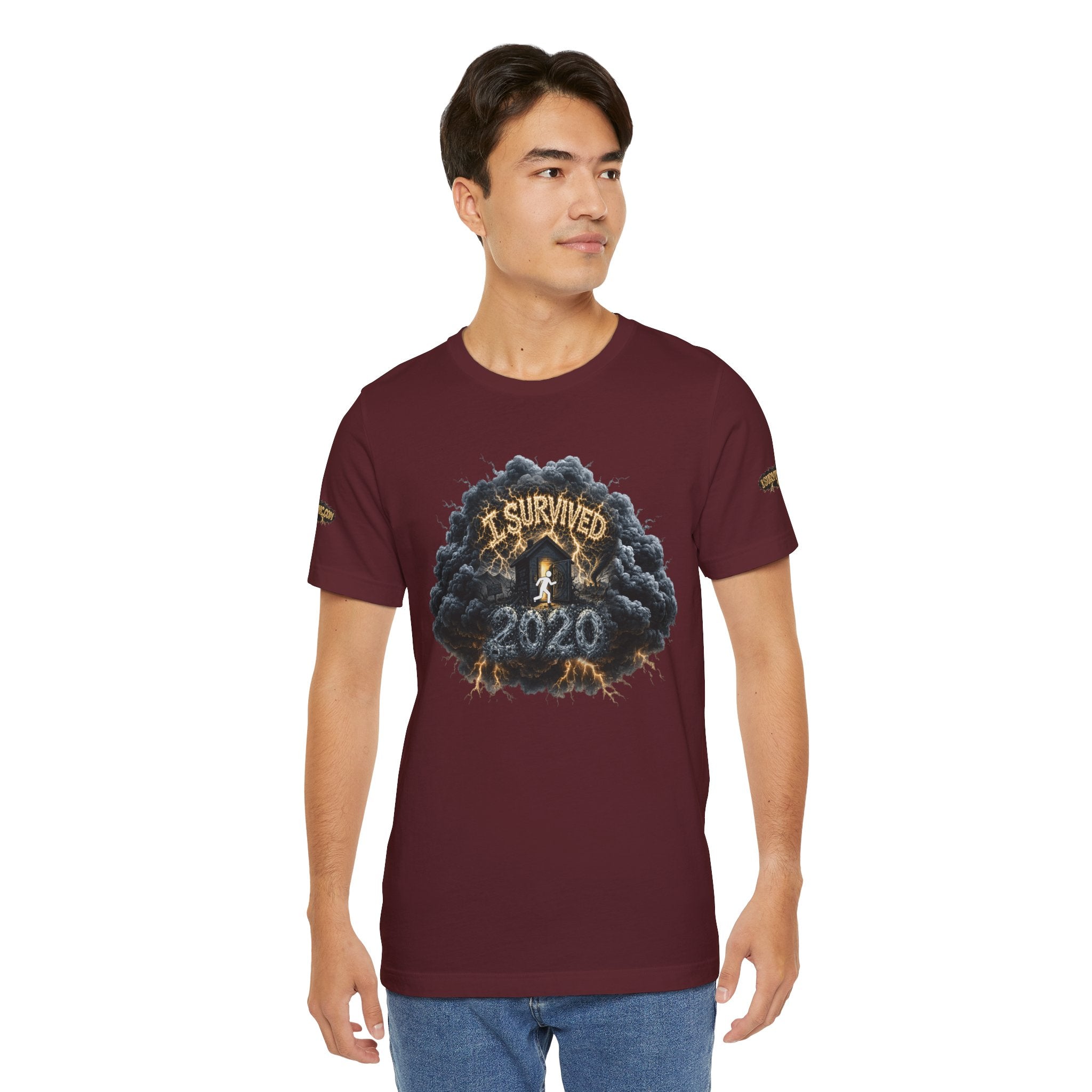 I Survived 2020 — Director's Cut Original Design Teaser Tee | Season 1 Premiere Drop Unisex Jersey Short Sleeve Tee